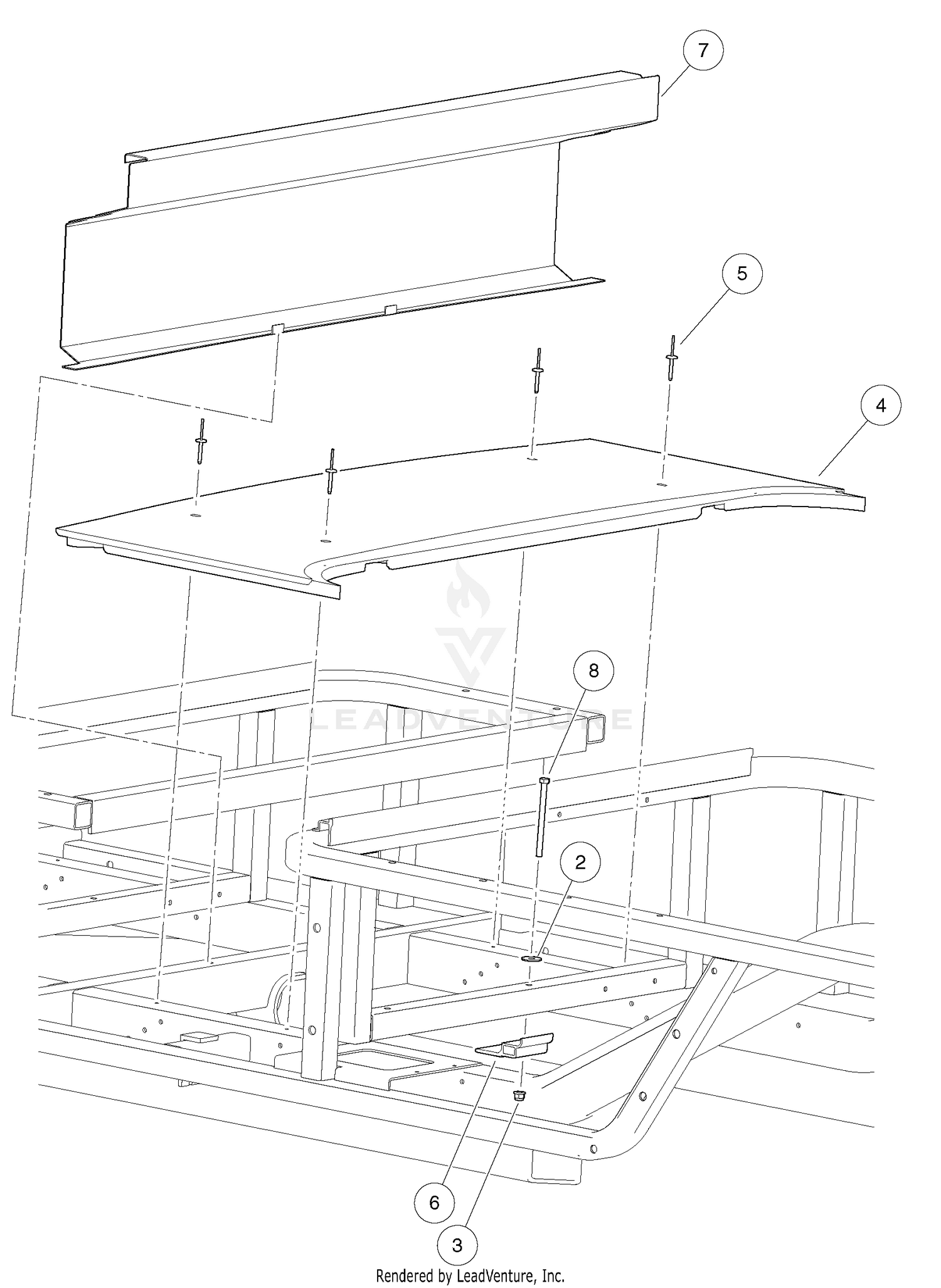 Floorboard - Rear