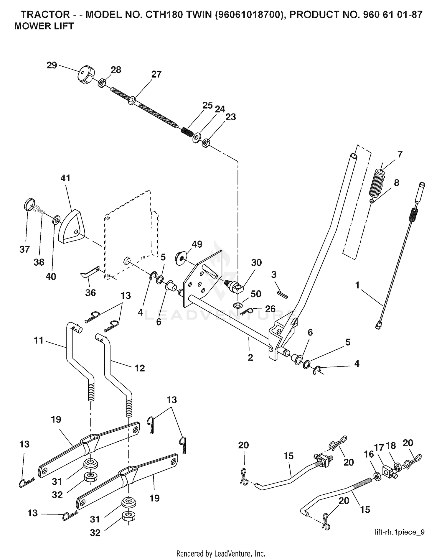 MOWER LIFT / DECK LIFT