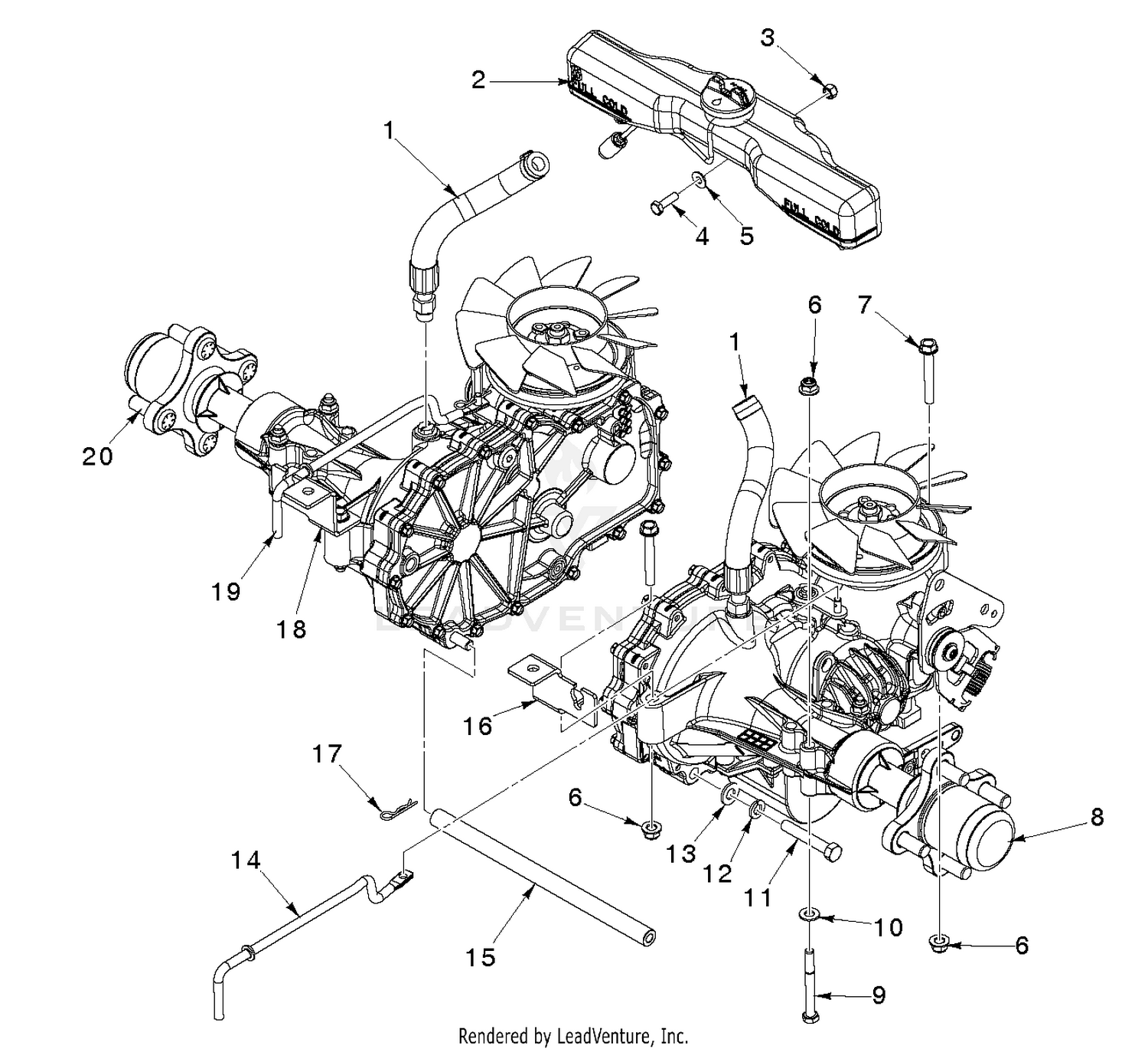 HYDRAULIC PUMP - MOTOR