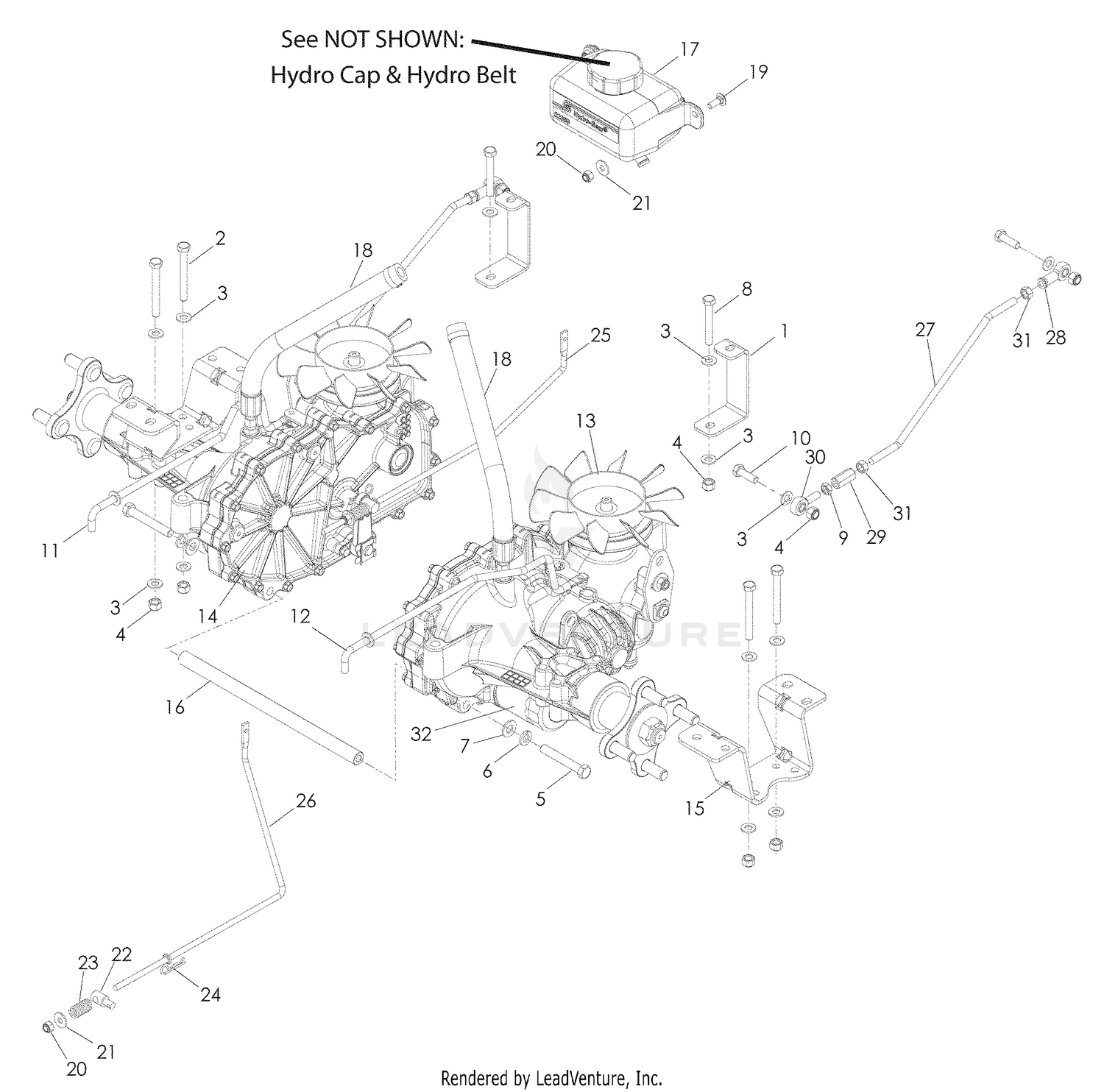 Hydraulic Pump - Motor