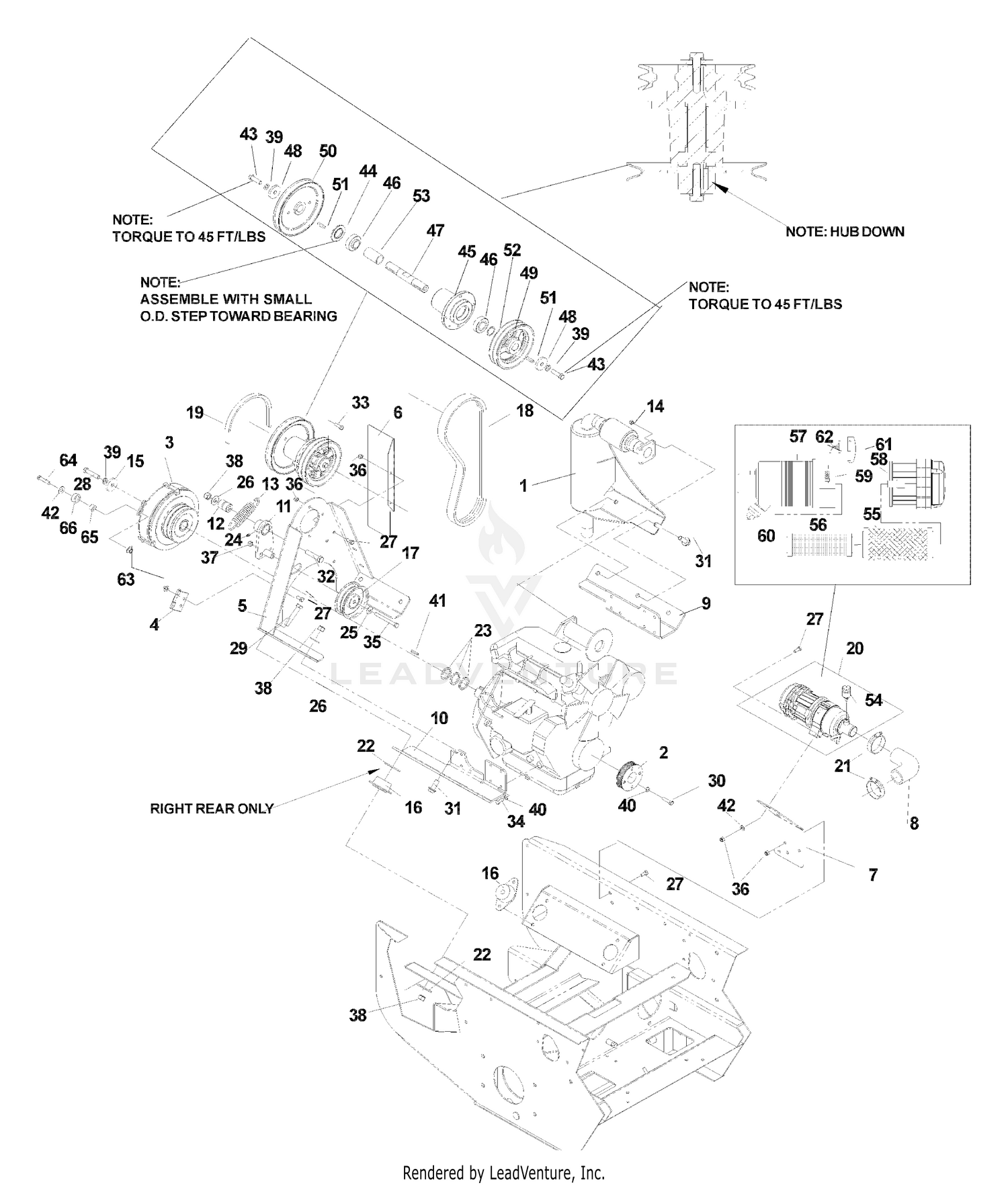 Engine Assembly 34 H.P.