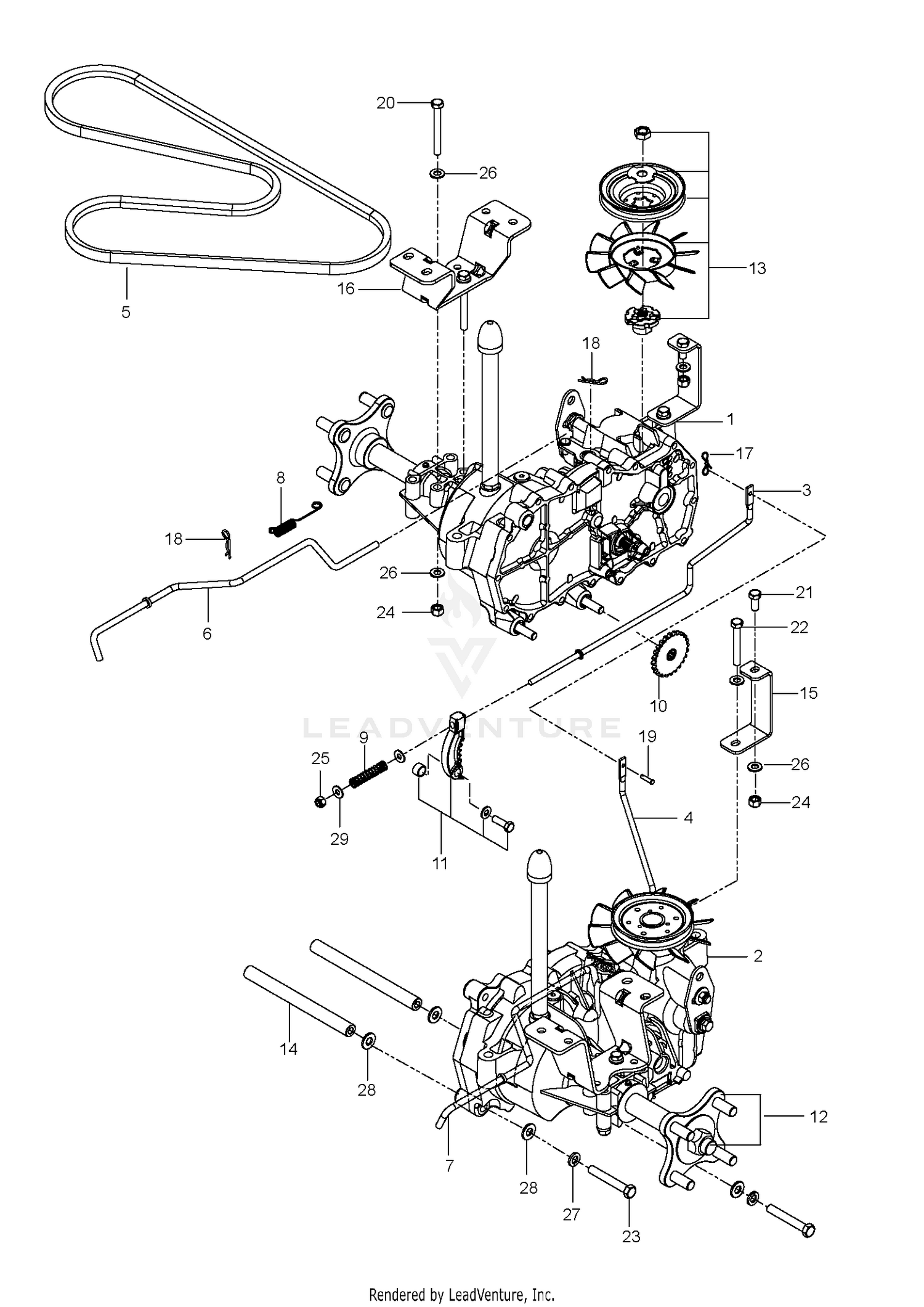 HYDRAULIC PUMP - MOTOR