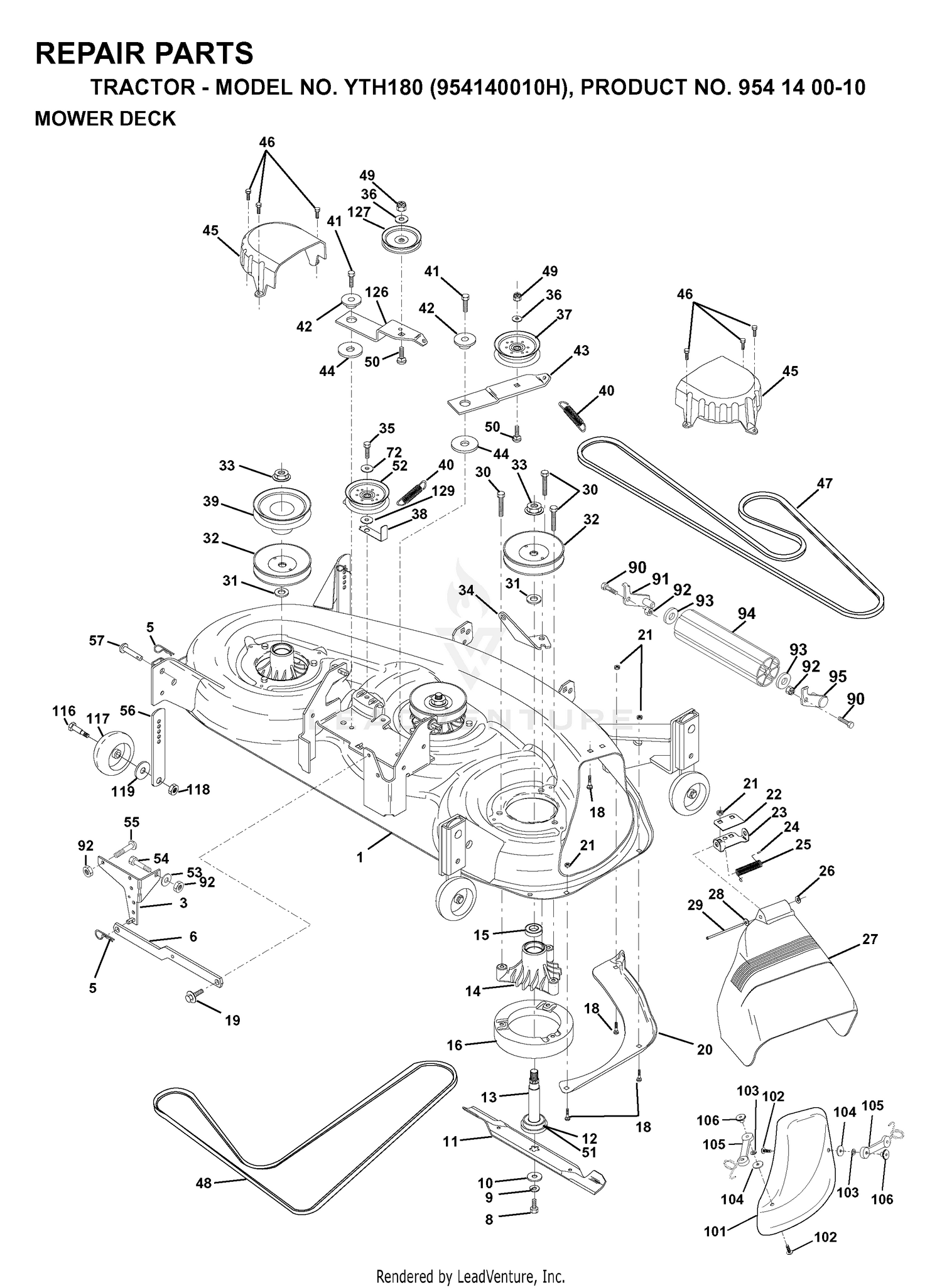 MOWER DECK / CUTTING DECK