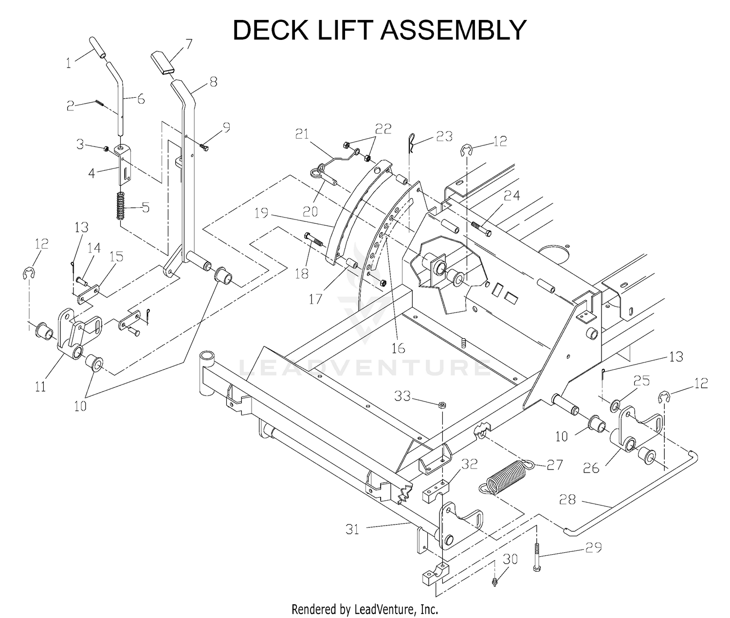 MOWER LIFT / DECK LIFT