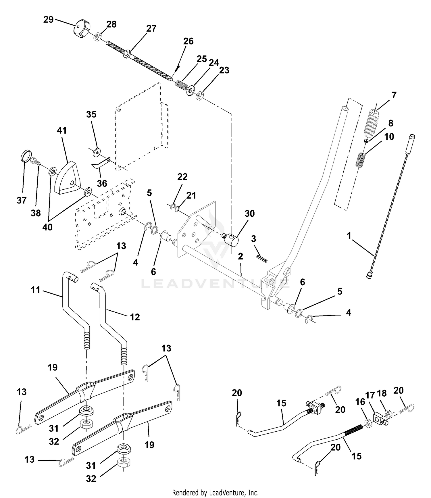 Mower Lift Assembly