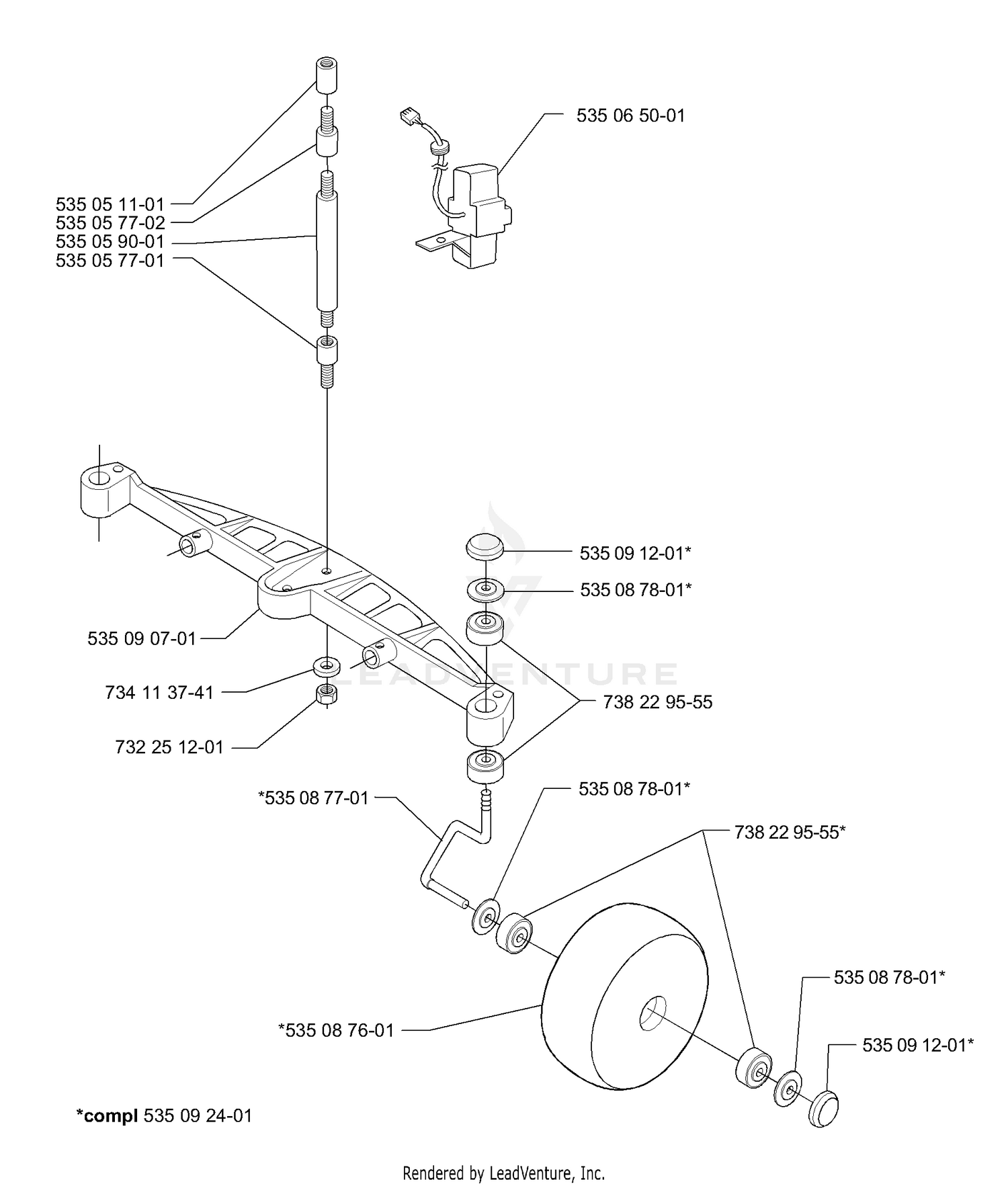 Front Wheel/Axle Assy.