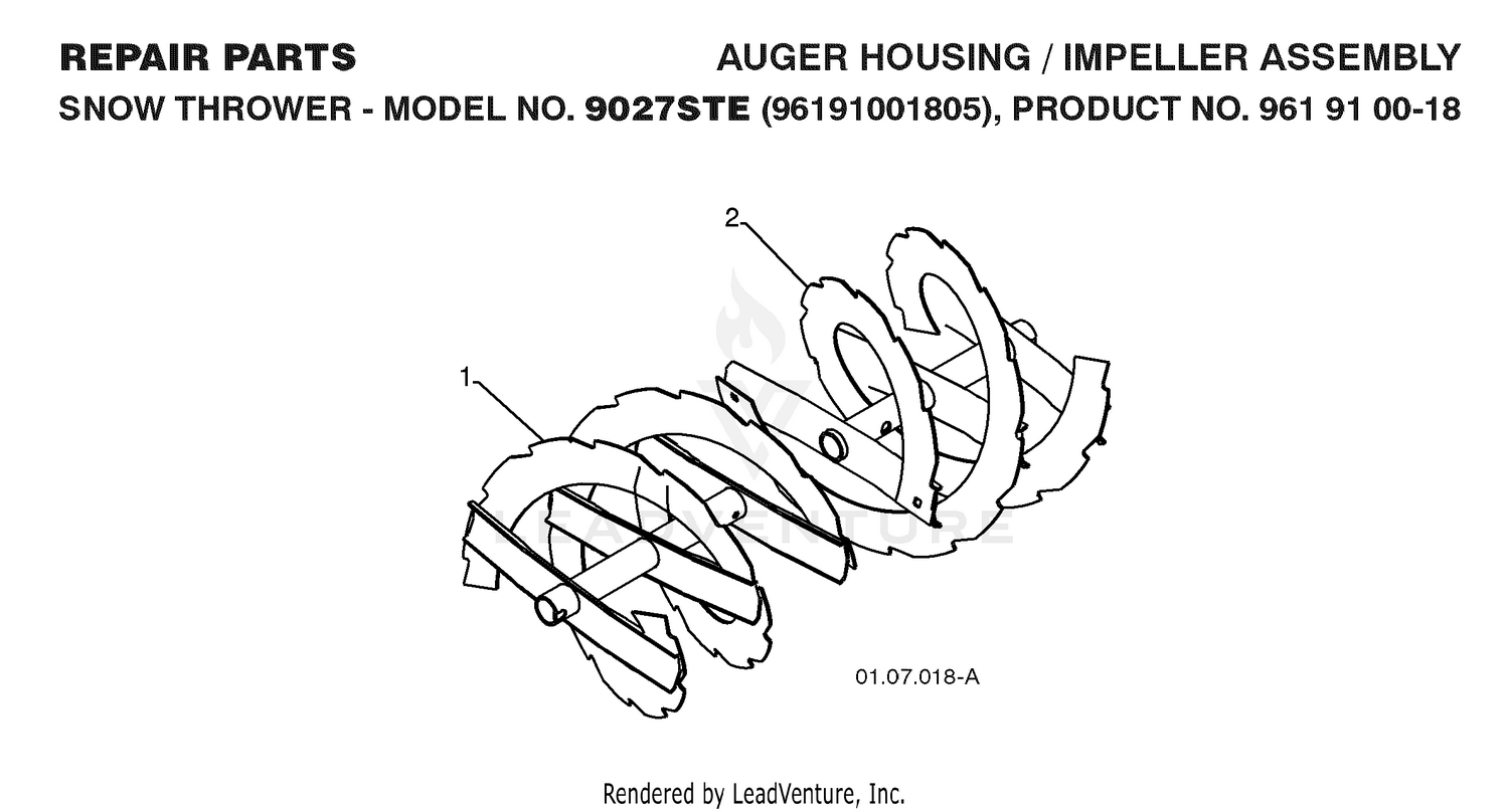 AUGER HOUSING & IMPELLER 5