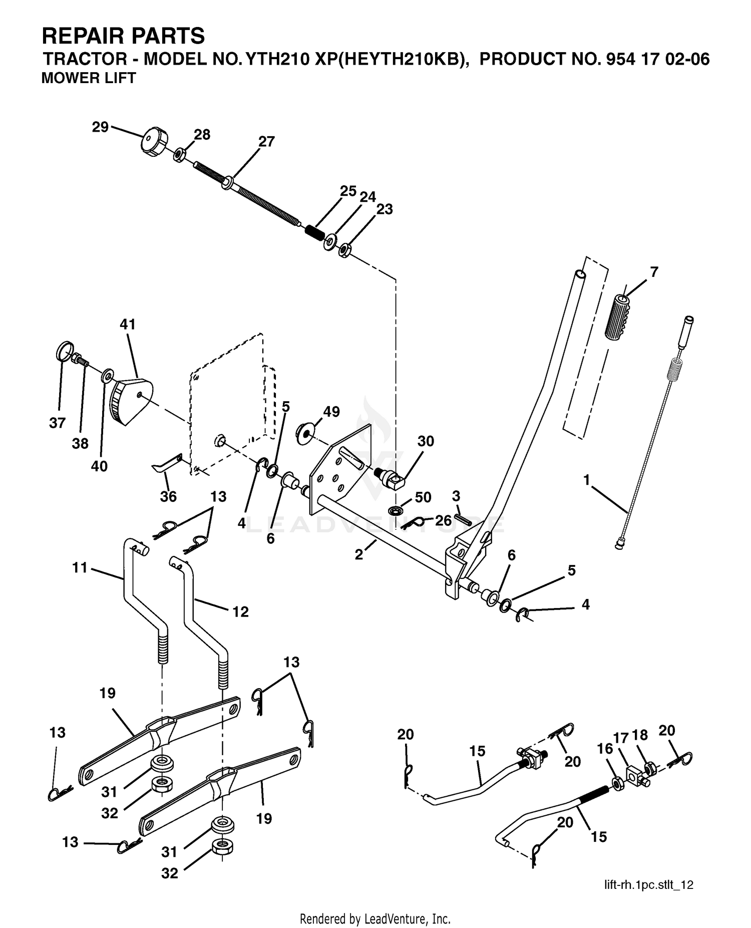 MOWER LIFT / DECK LIFT
