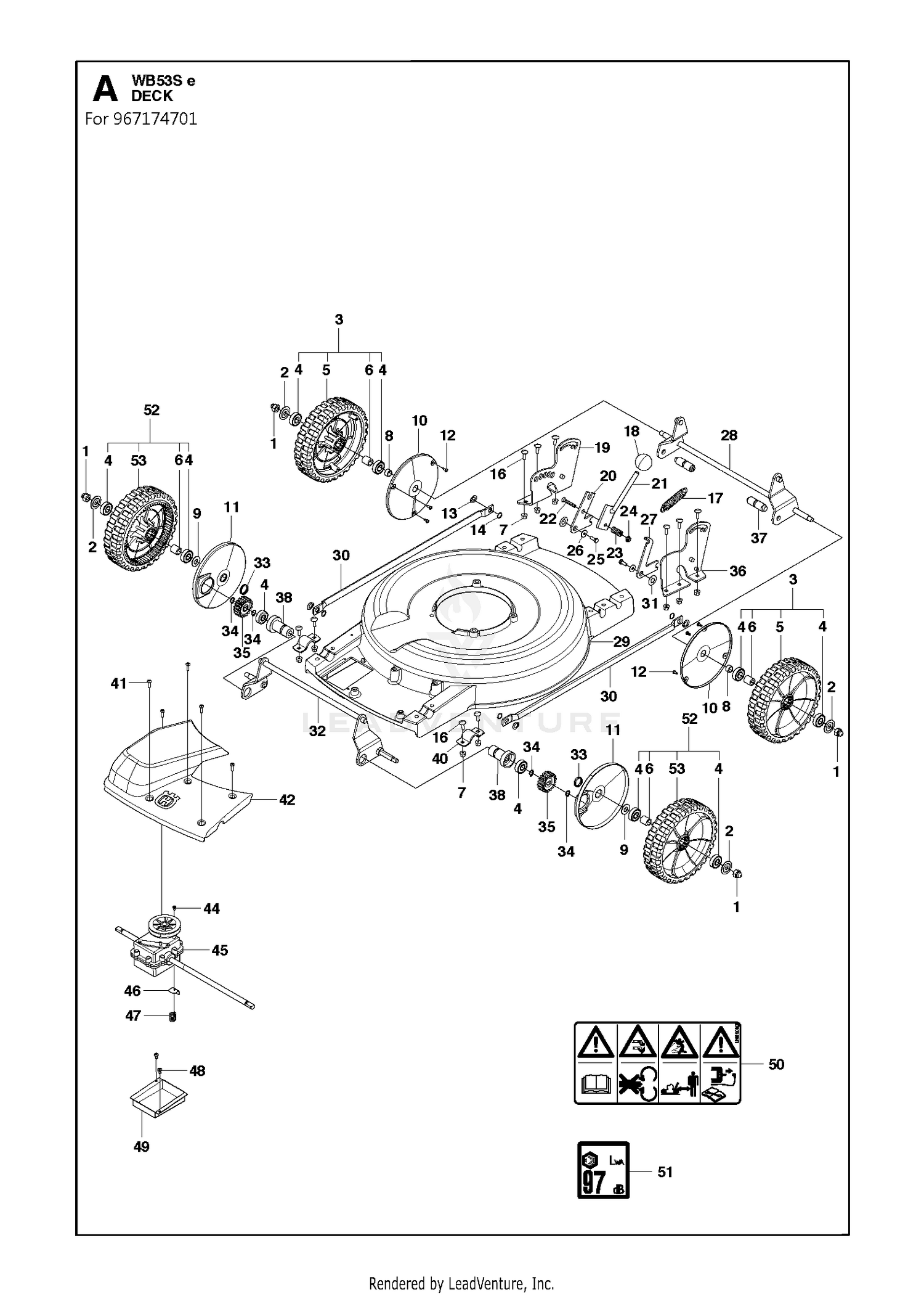 MOWER DECK / CUTTING DECK 2