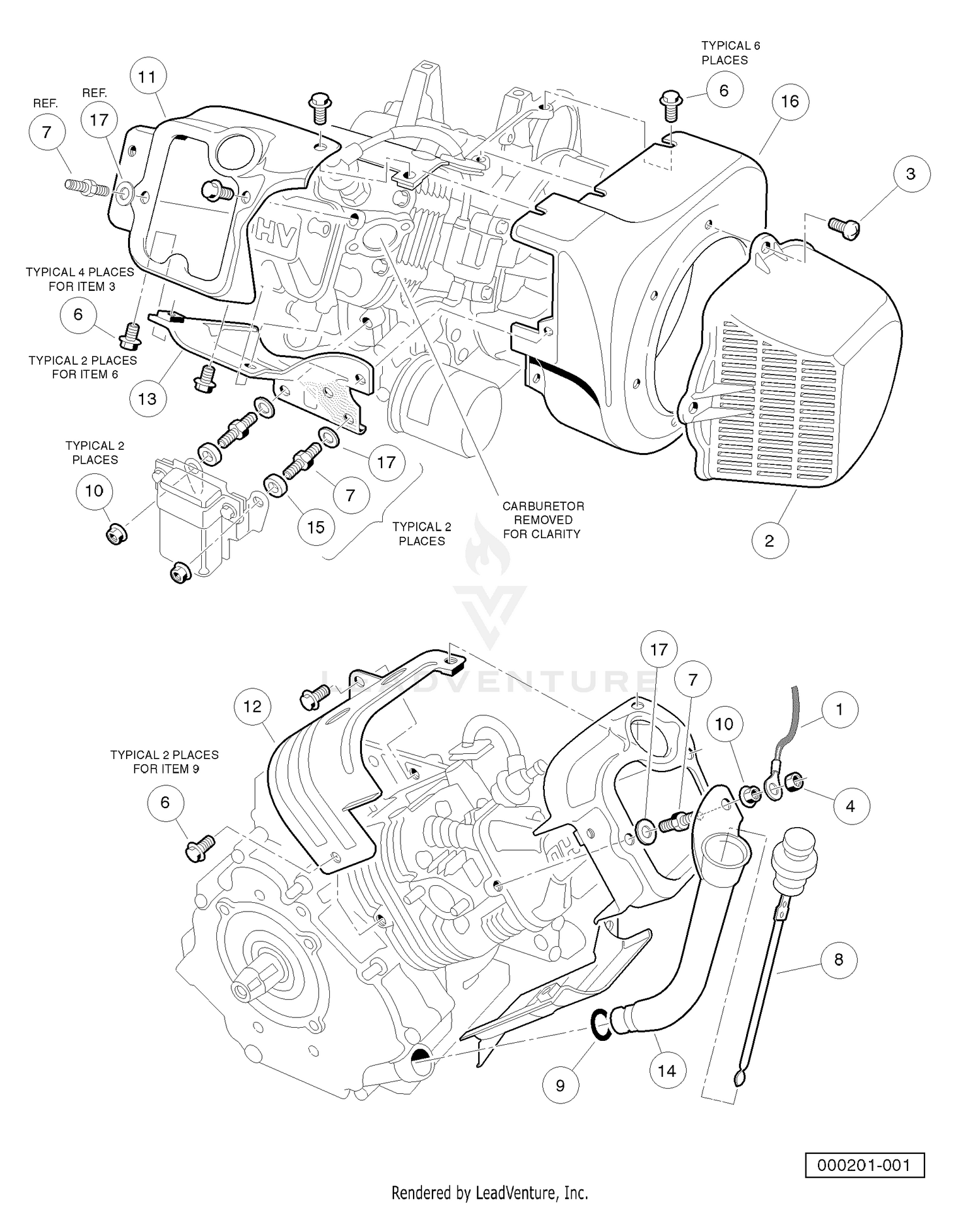FE350 Shrouds and Brackets