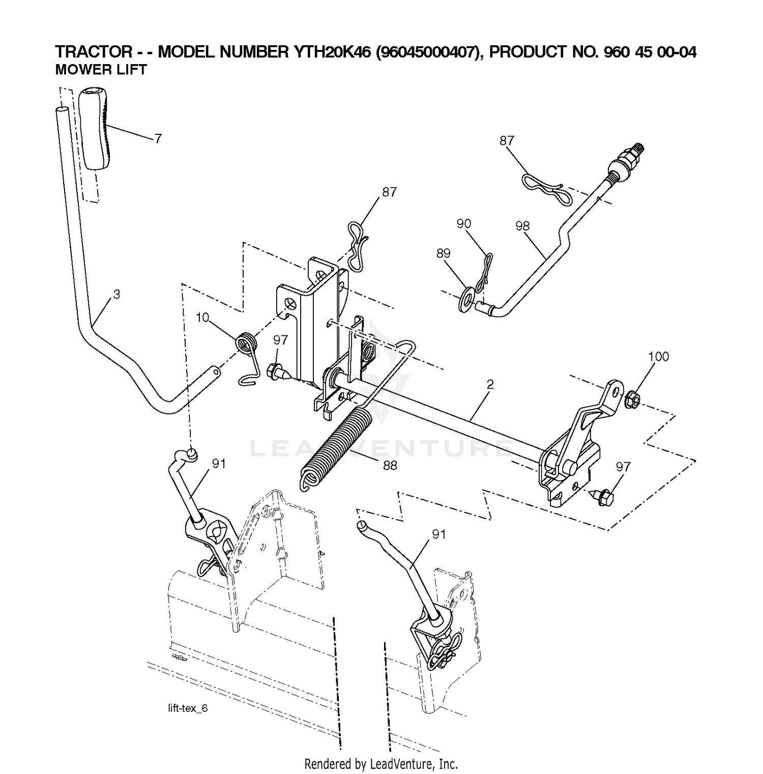 MOWER LIFT / DECK LIFT