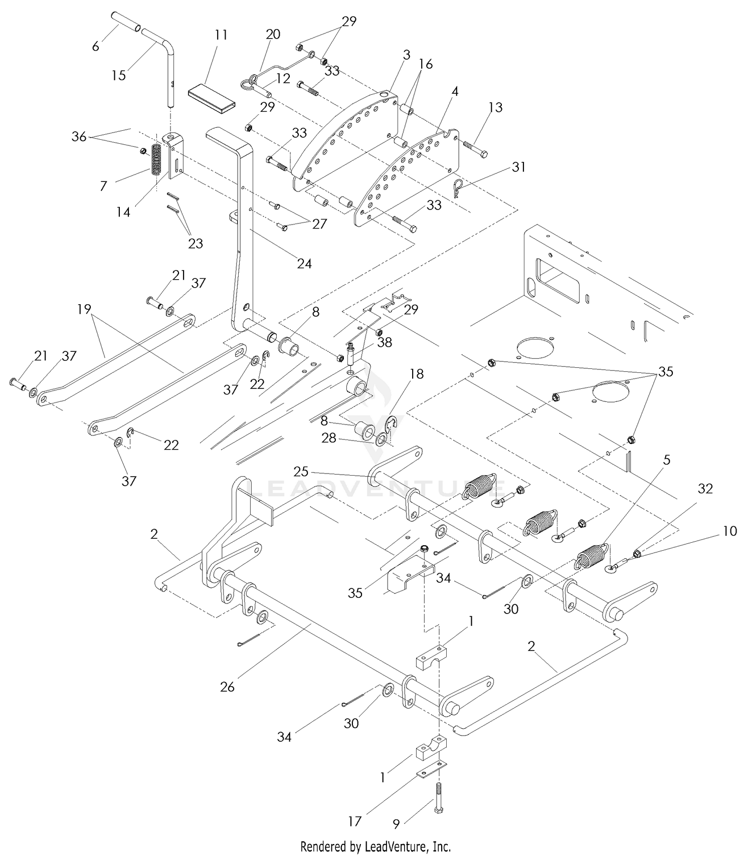 Mower Lift/Deck Lift