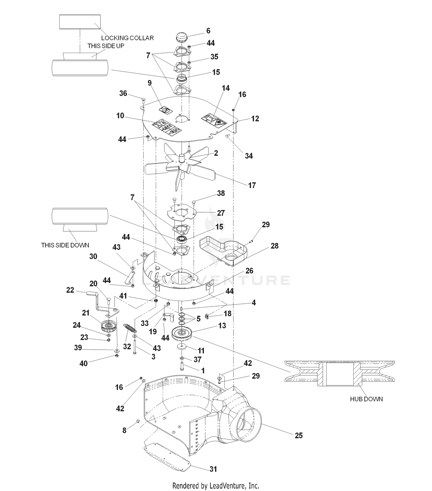 Accessories HCS9 - 539 111280 Blower Assembly