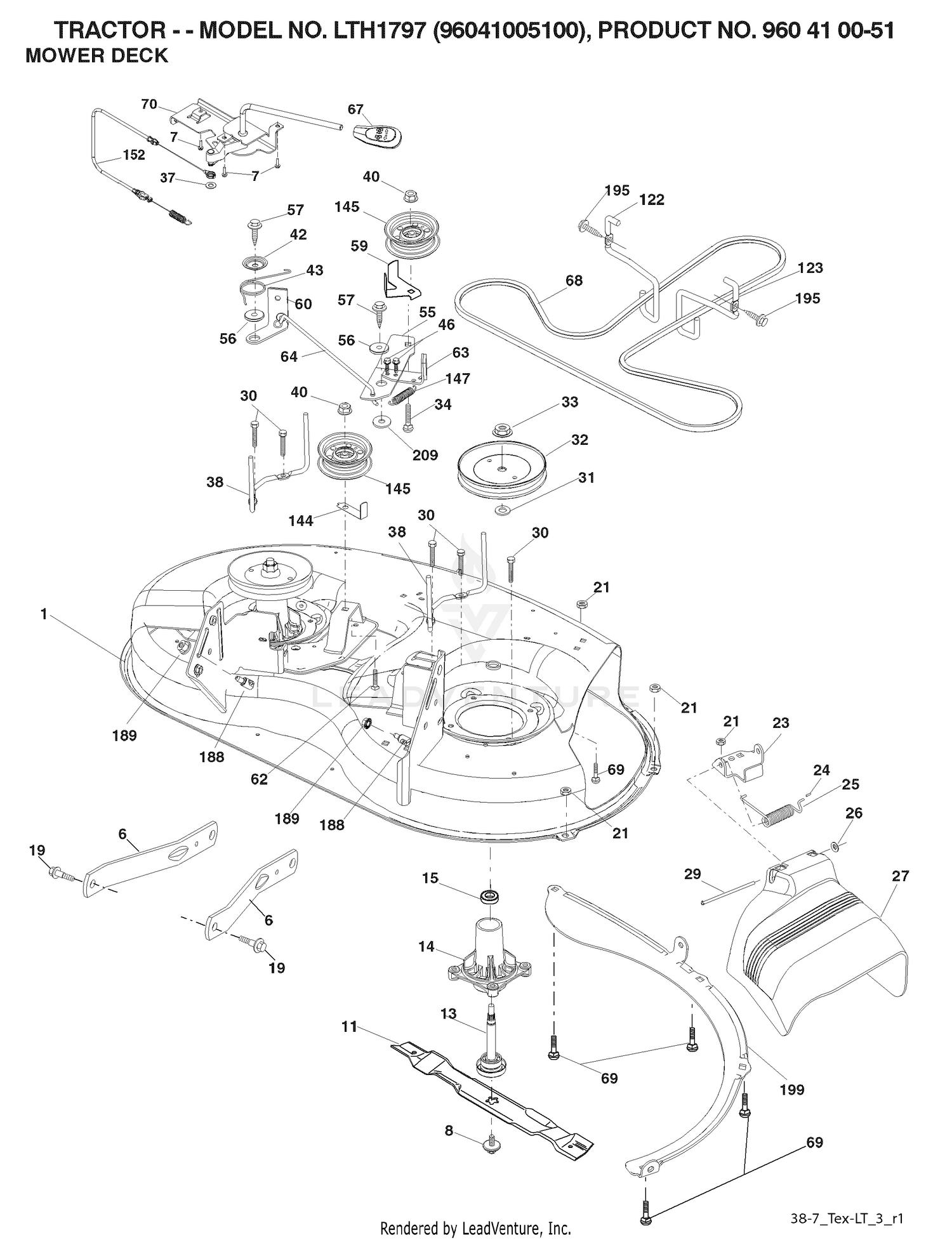 MOWER DECK / CUTTING DECK