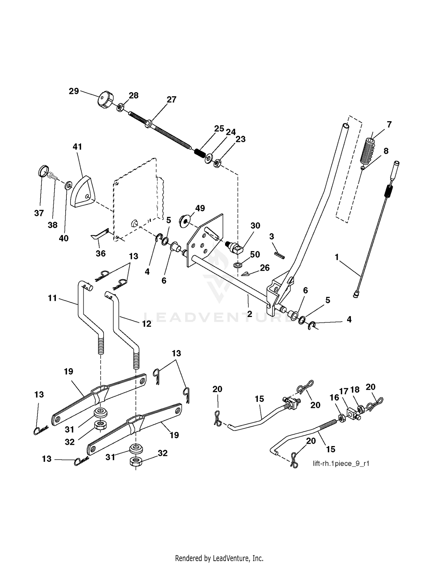 MOWER LIFT / DECK LIFT