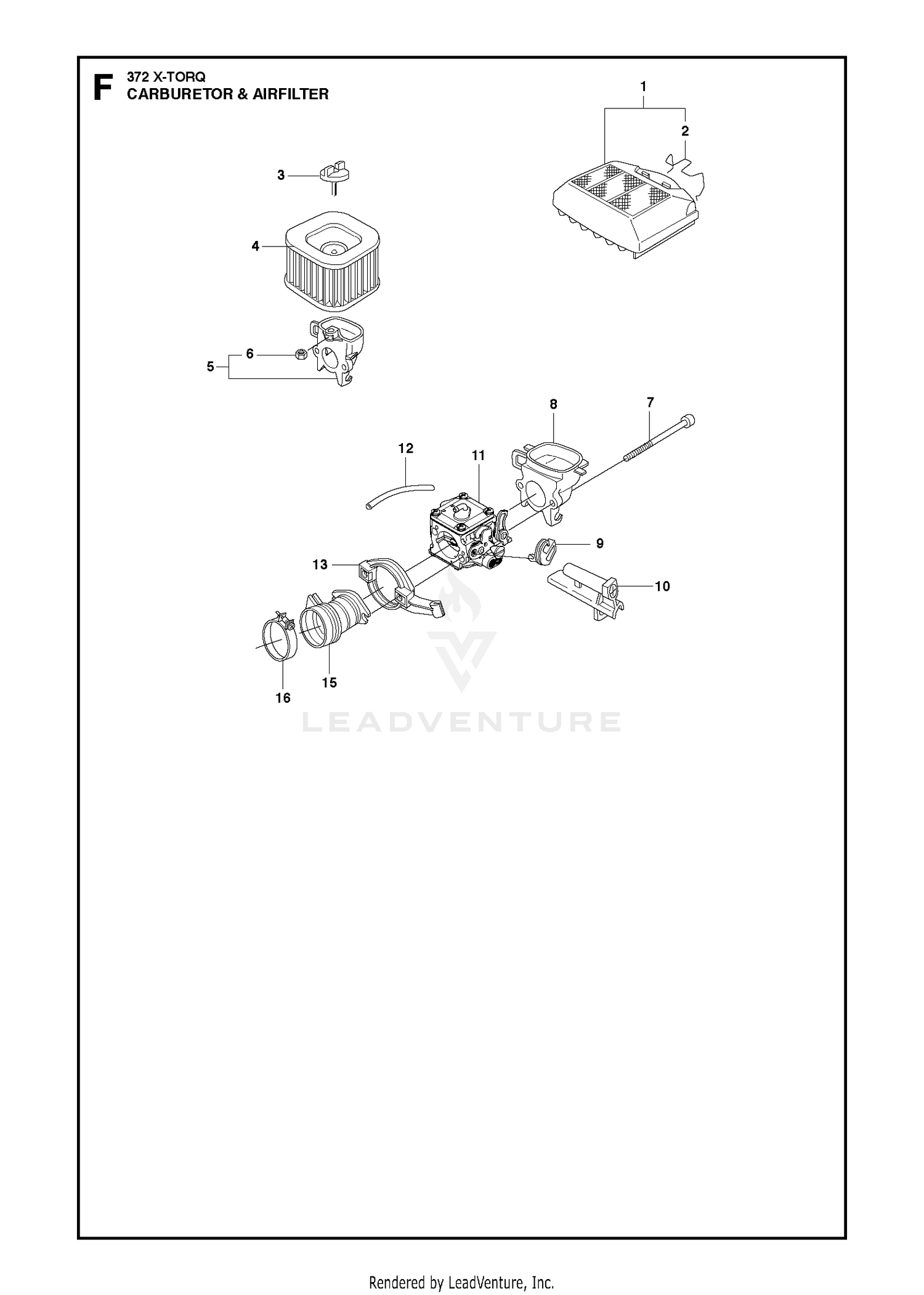 CARBURETOR & AIR FILTER 8
