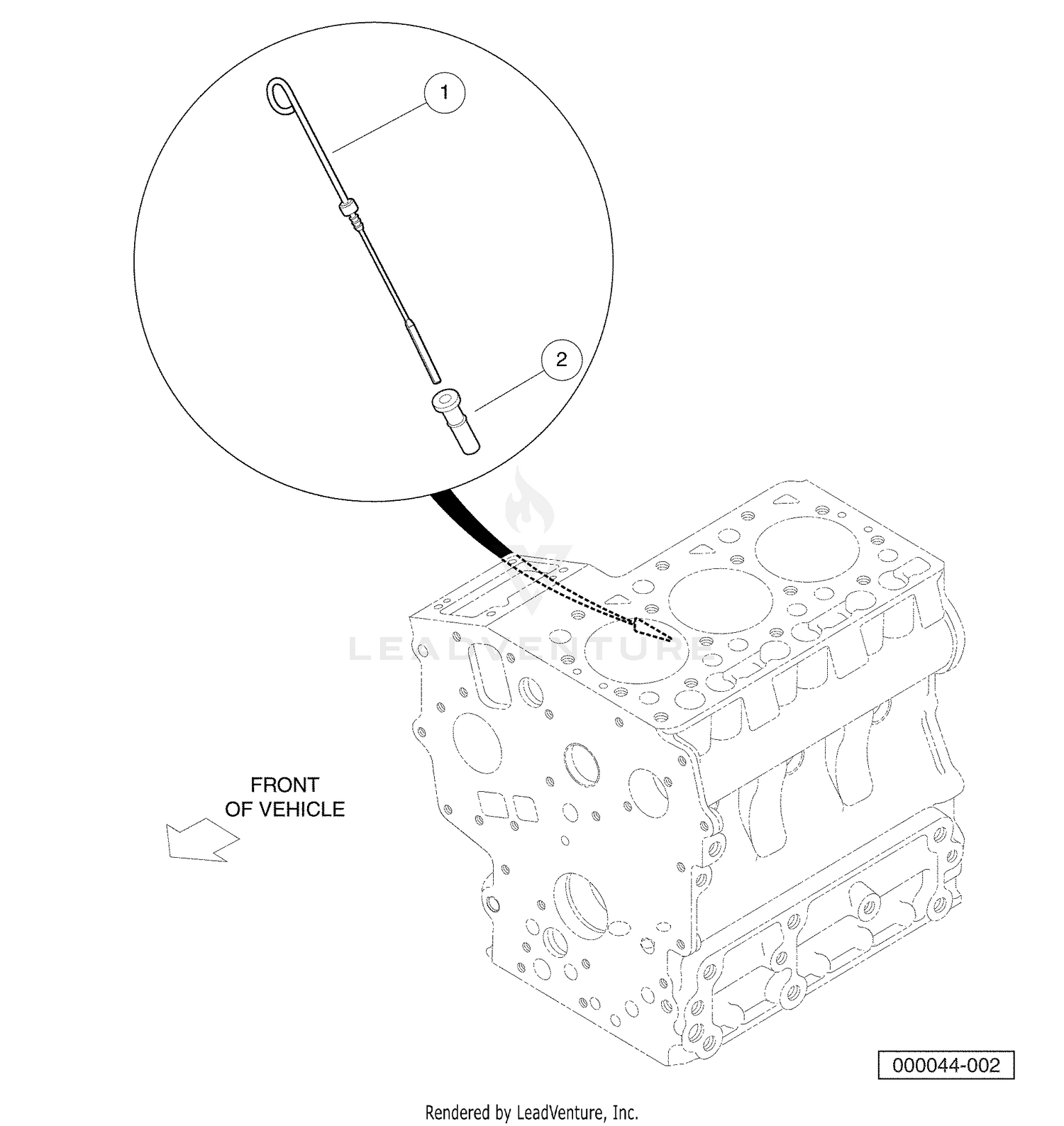 Dipstick and Guide