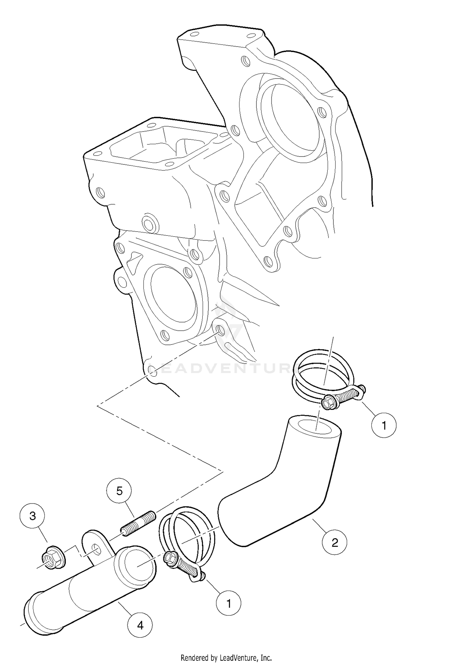 Block Coolant Pipe