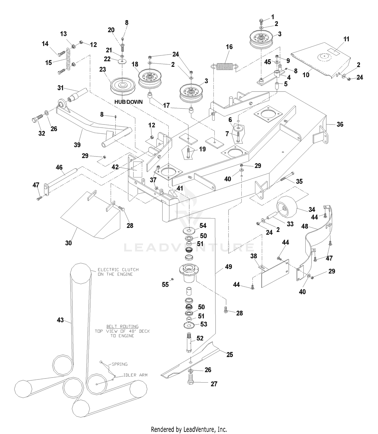 Deck Assembly 48"