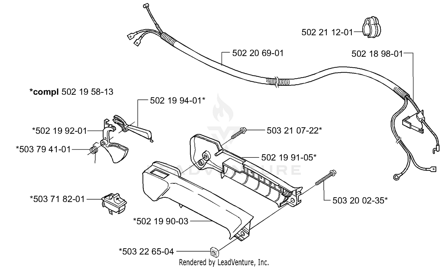 Throttle Assy. 232R/RD/235R