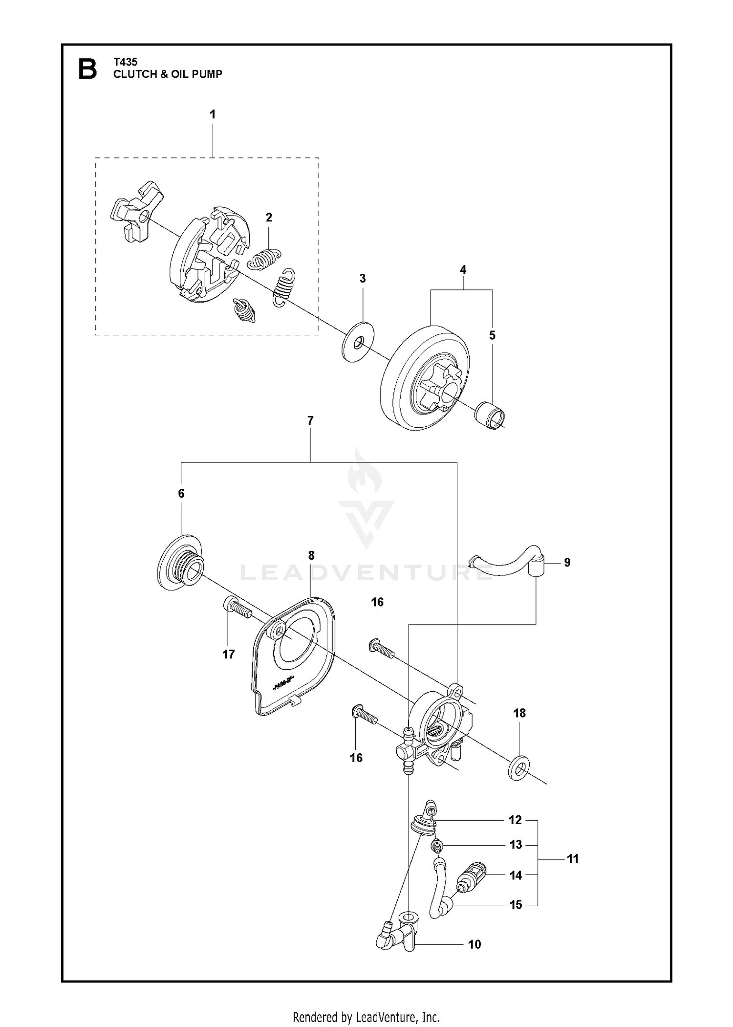 CLUTCH & OIL PUMP