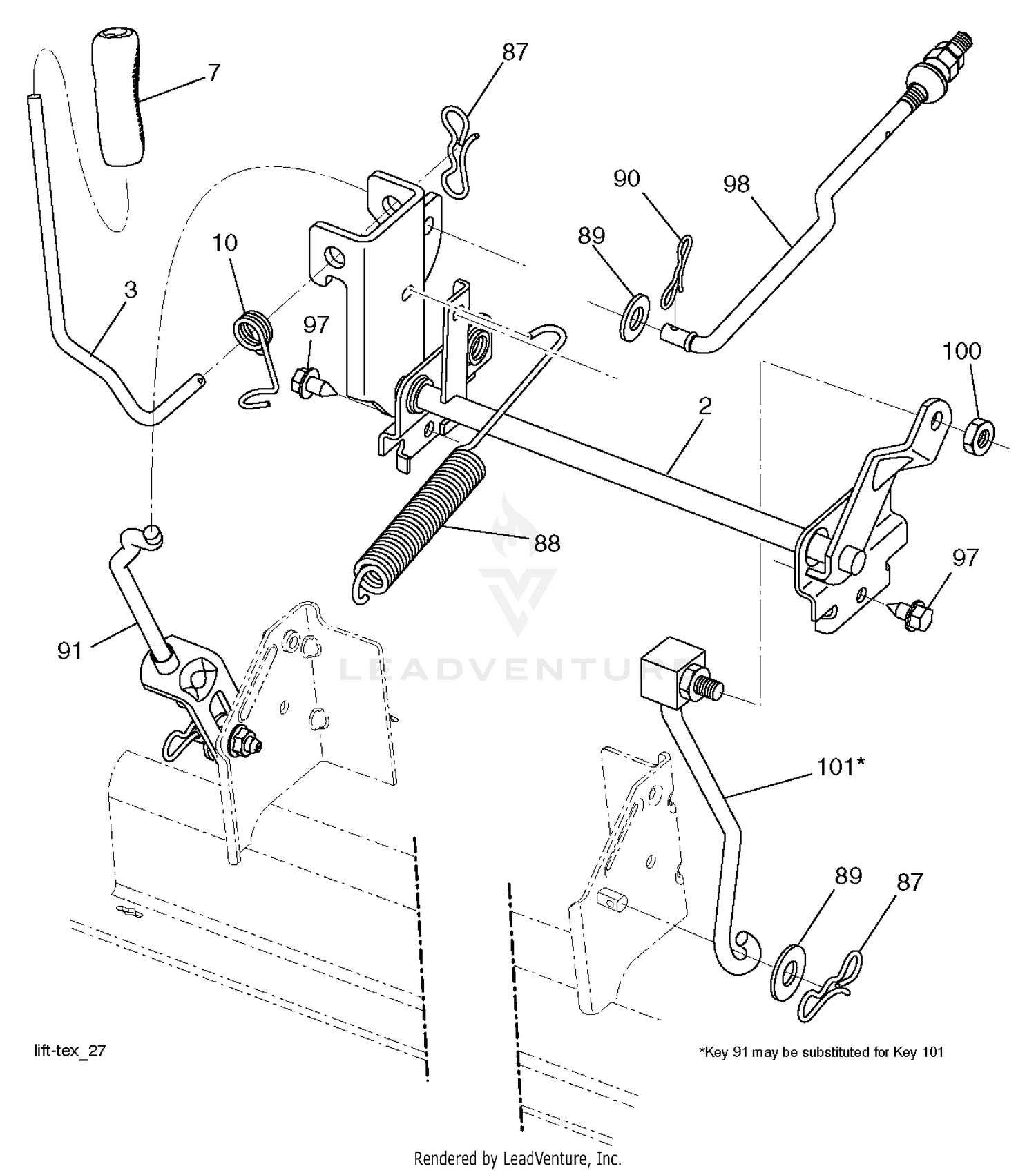 MOWER LIFT / DECK LIFT