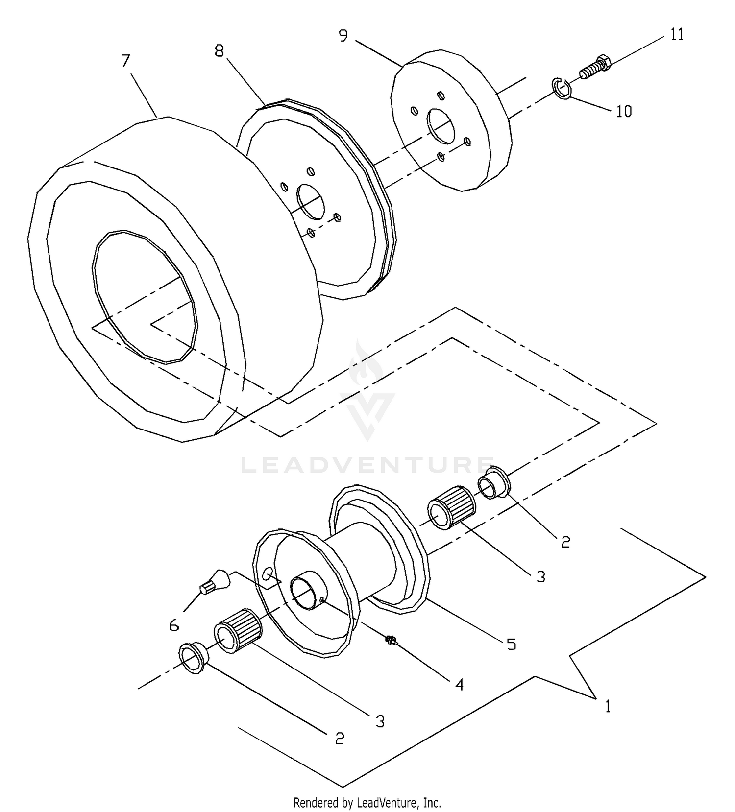 Traction Wheel Assembly