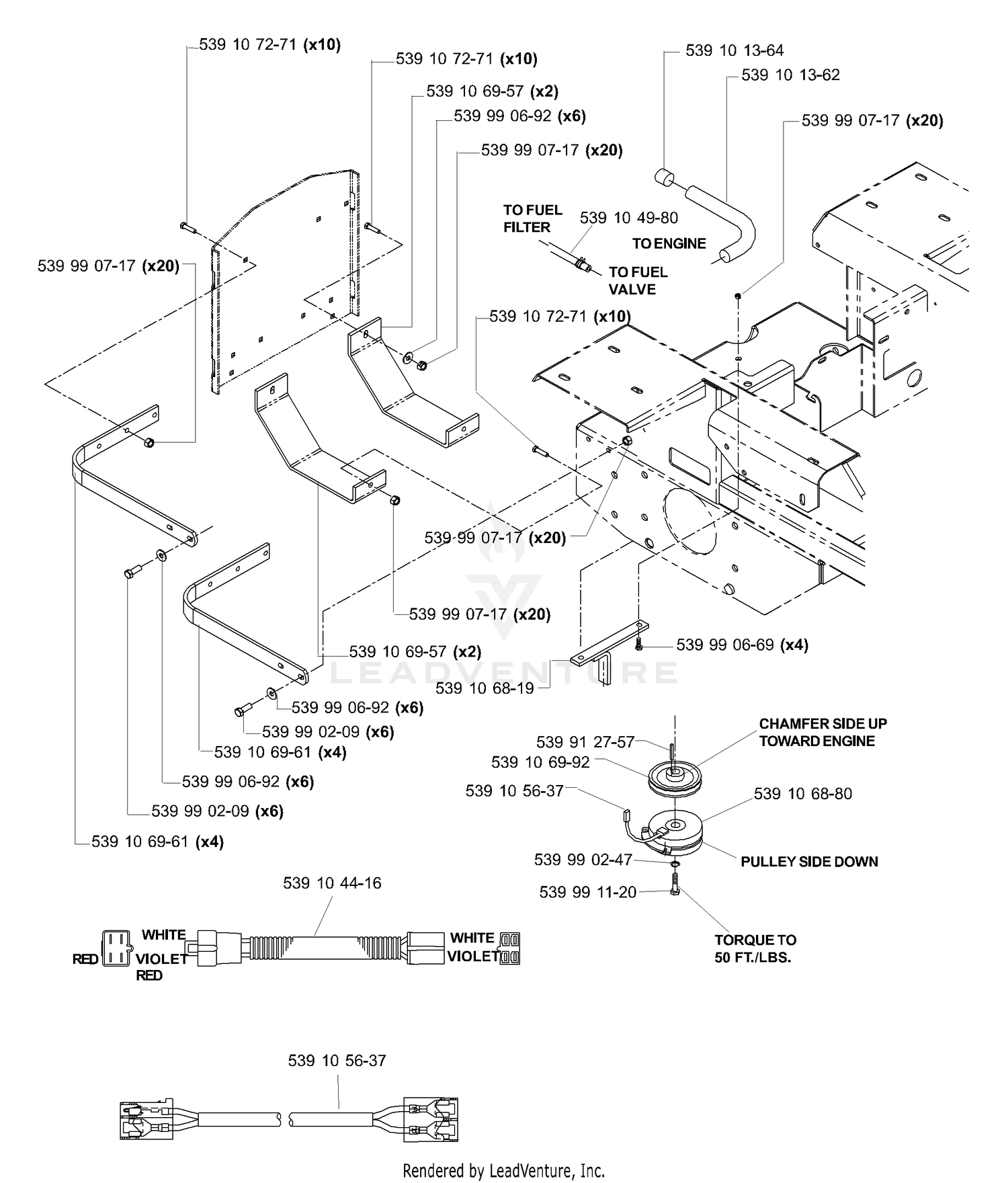 Kohler 25 HP Engine Assembly