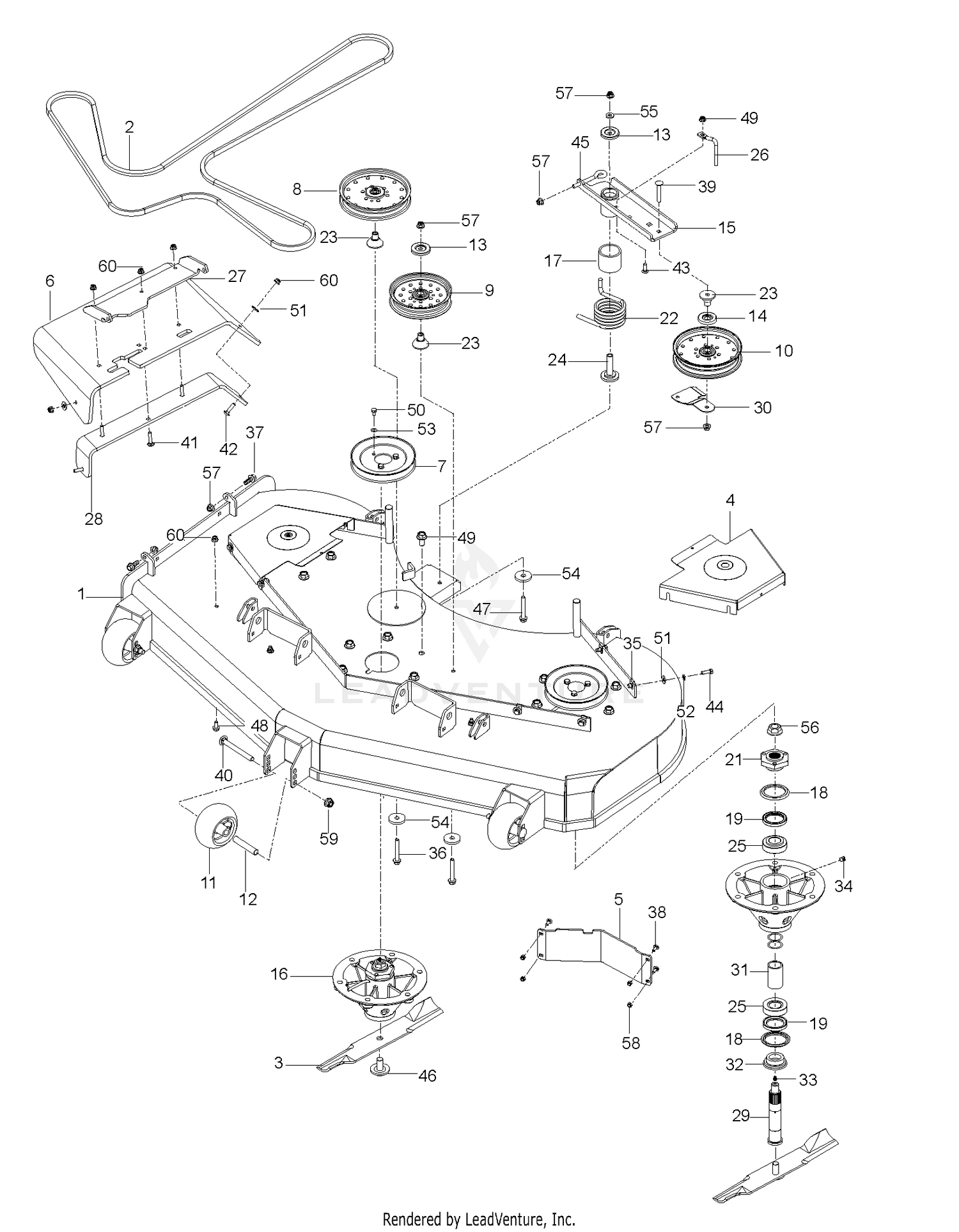 MOWER DECK / CUTTING DECK
