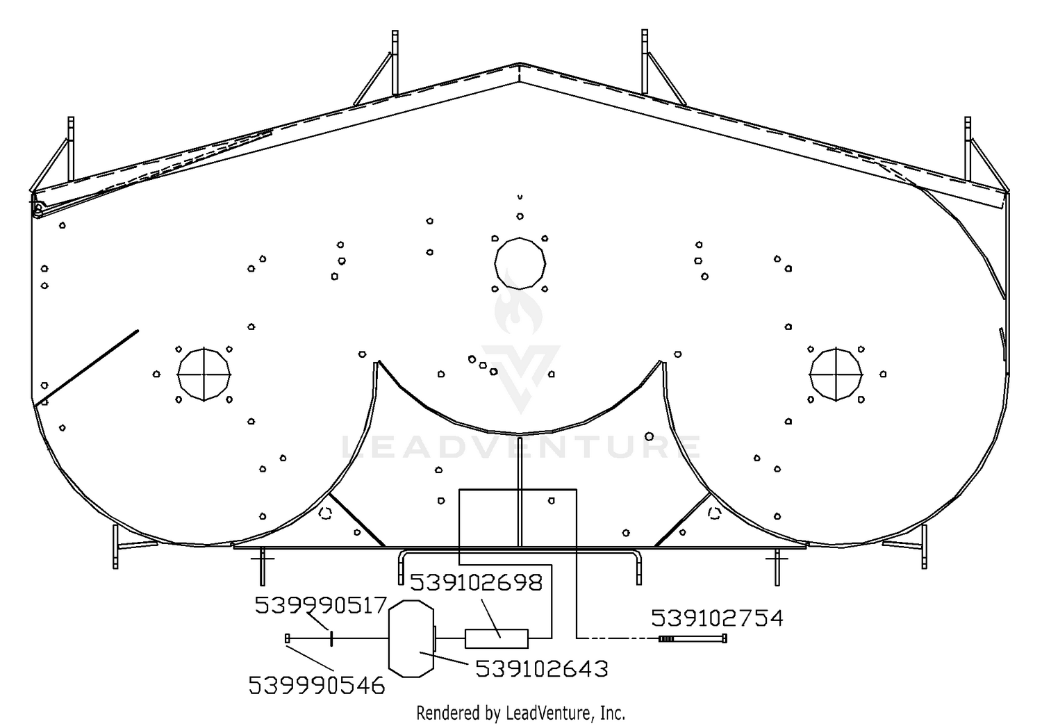 Single Rear Roller Kit