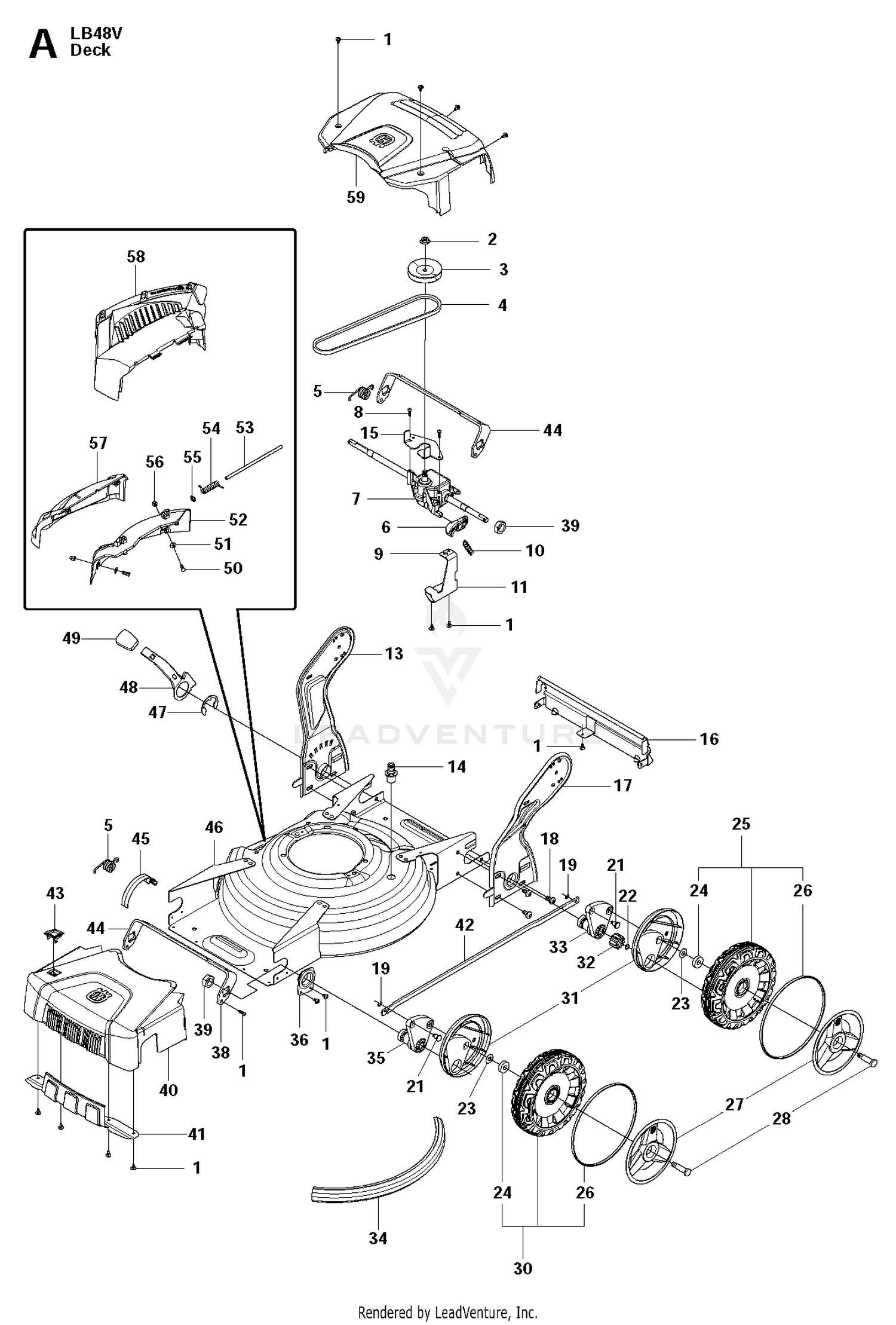 MOWER DECK / CUTTING DECK