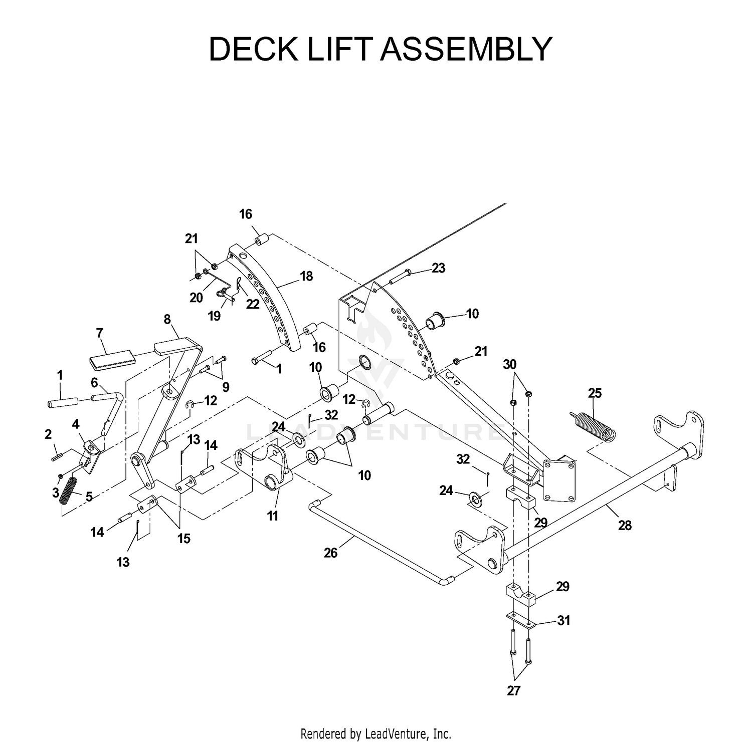 MOWER LIFT / DECK LIFT