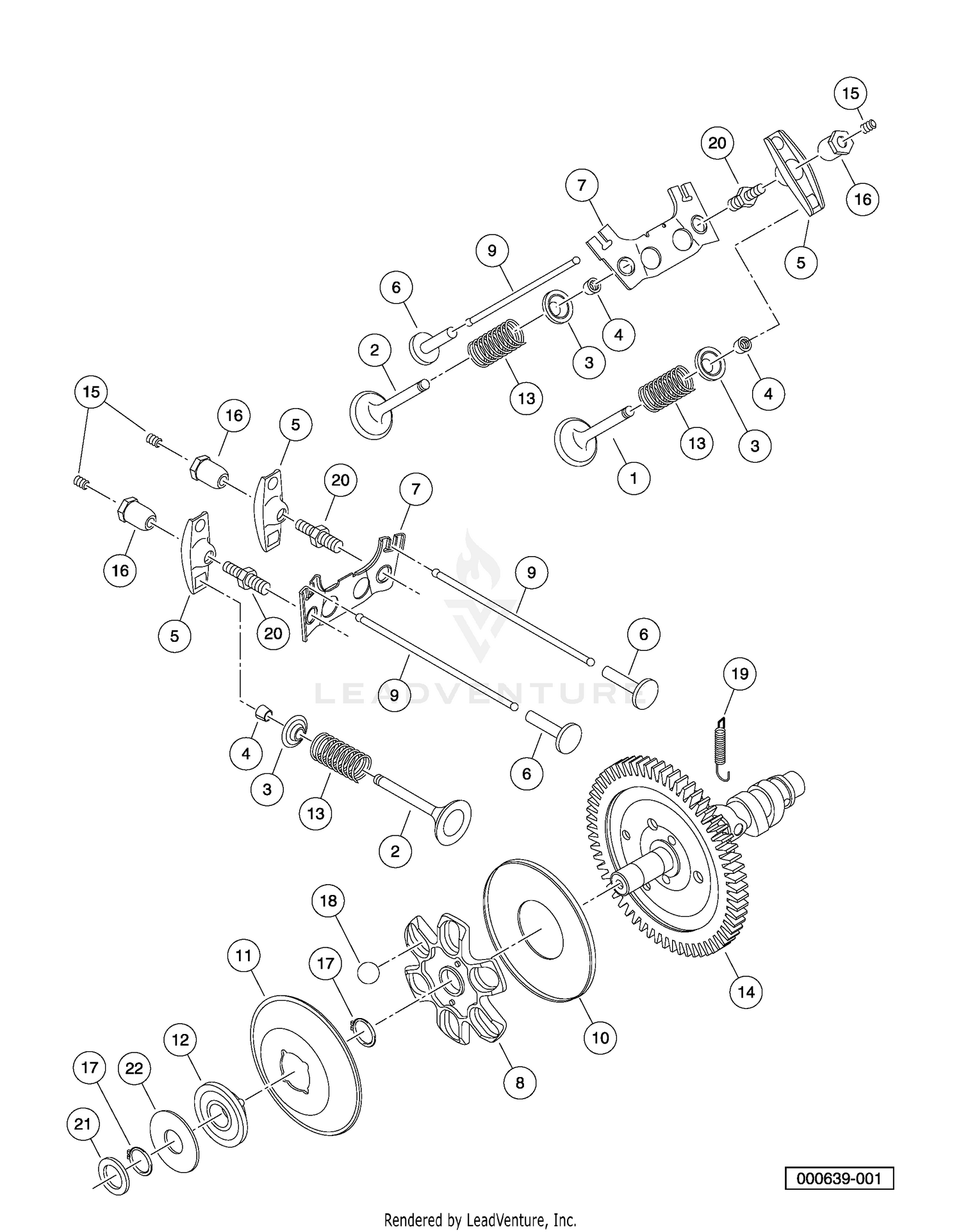Valves and Camshaft