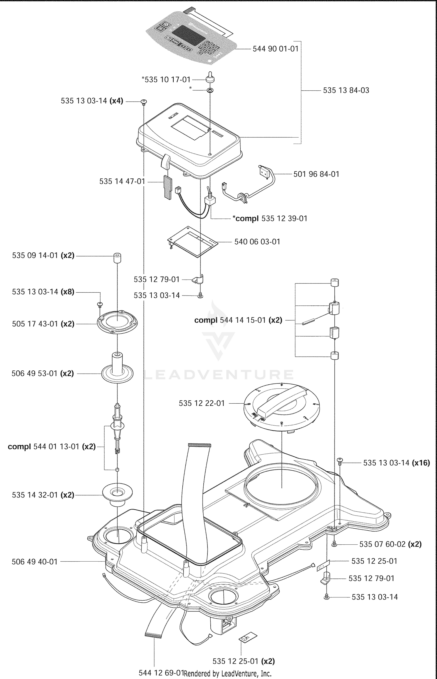 Upper Chassis / Control Panel