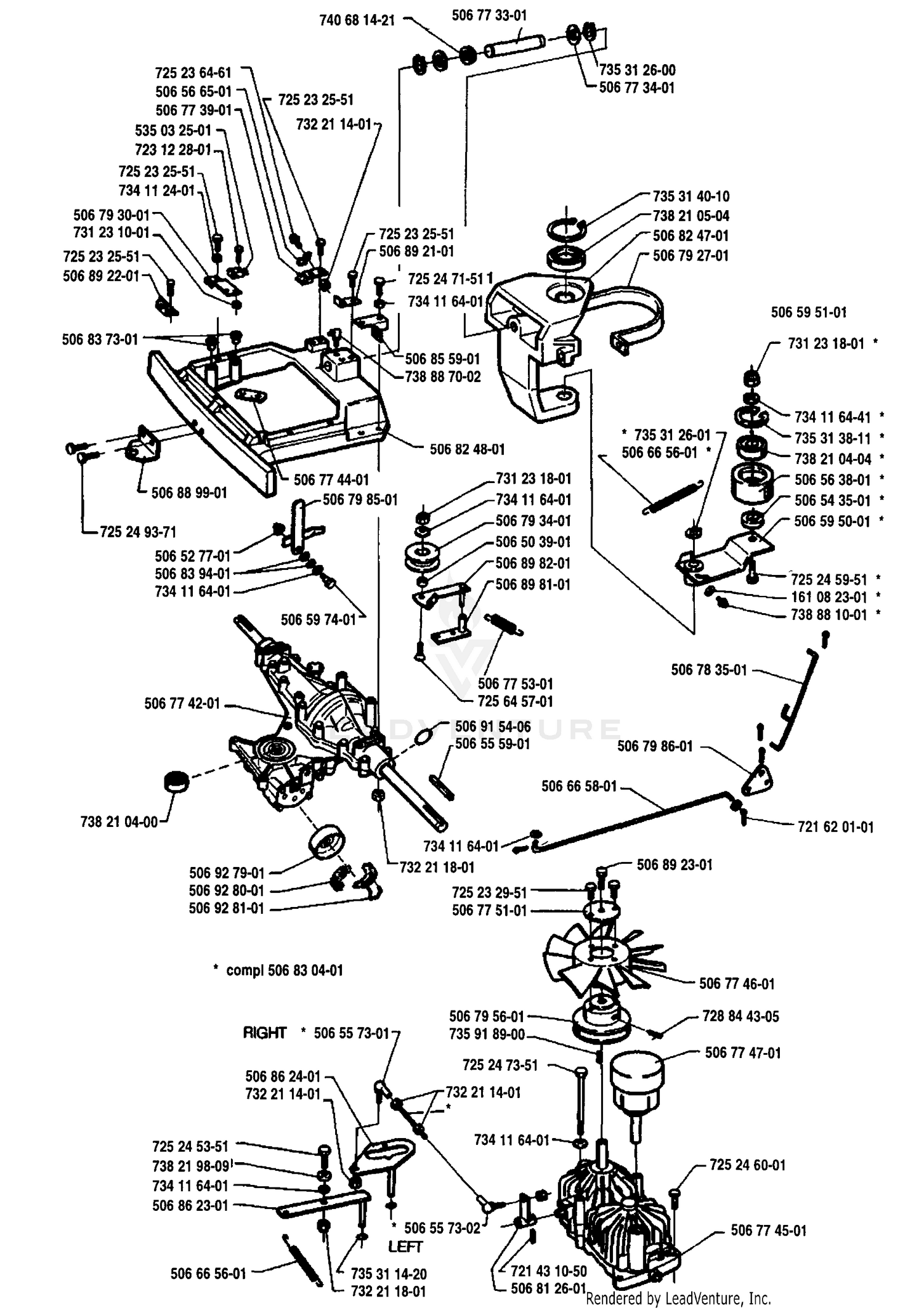 Frame, Steering And Ignition Assembly