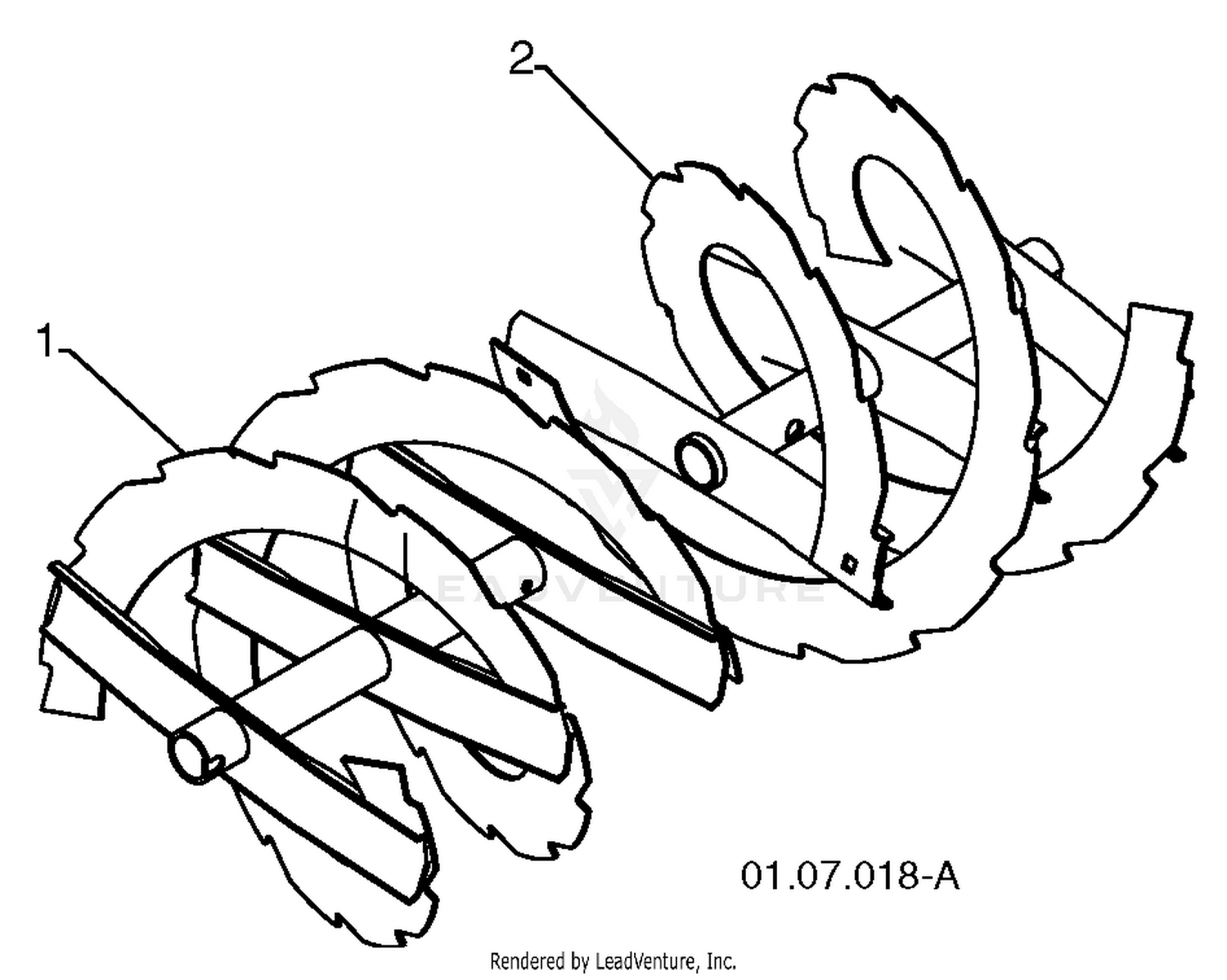 AUGER HOUSING IMPELLER