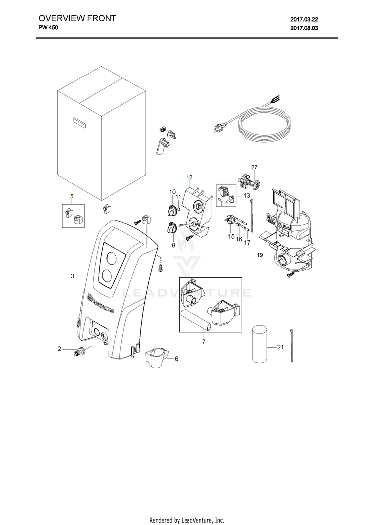 Husqvarna PW 450 - 967677901 (2017-10) Pressure Washer | Partswarehouse