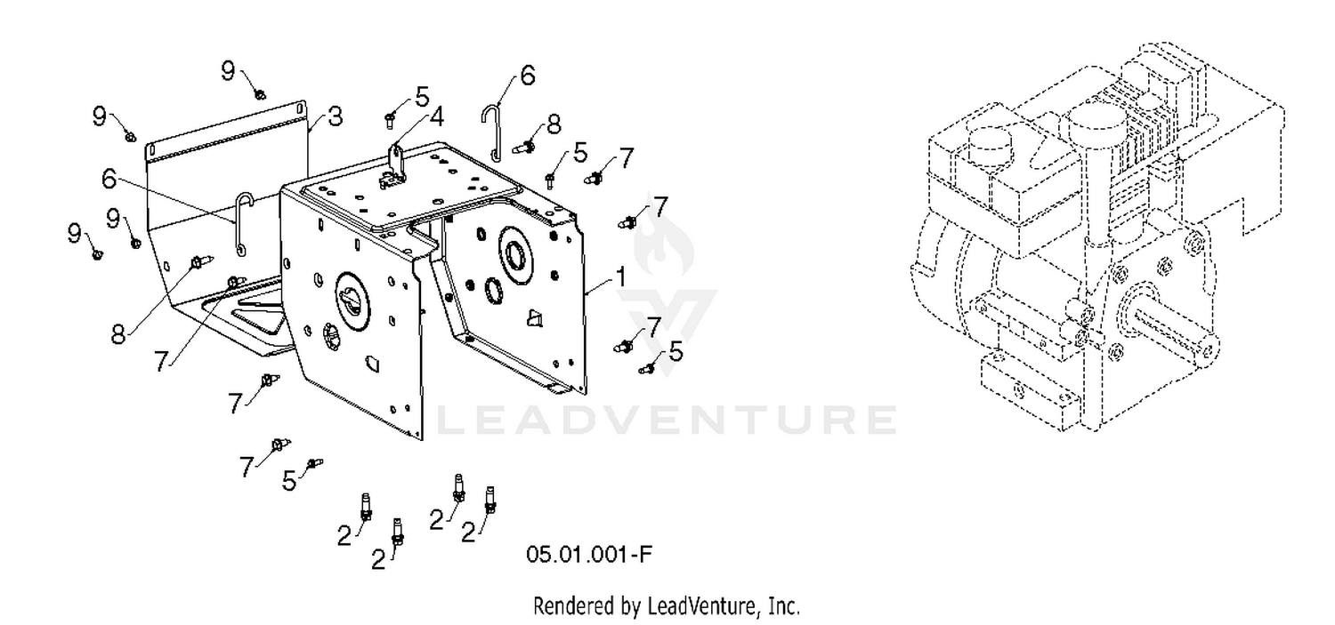 "CHASSIS, ENGINE & PULLEYS" 4
