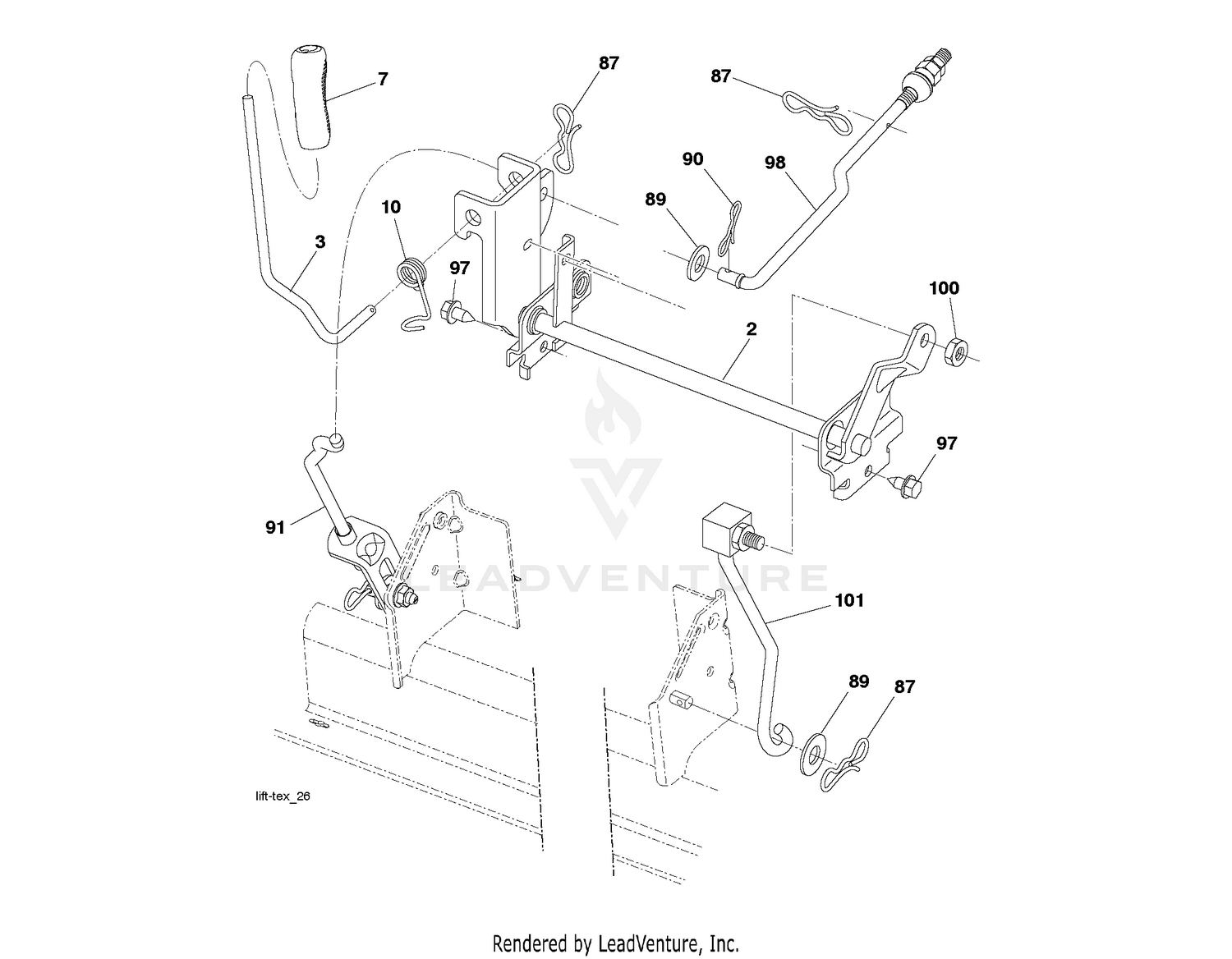 MOWER LIFT / DECK LIFT
