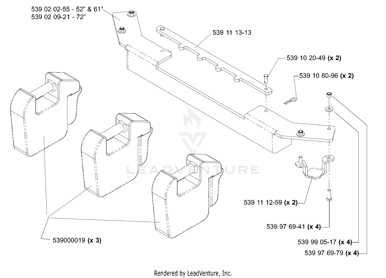 Accessory Collection System Weight Kit