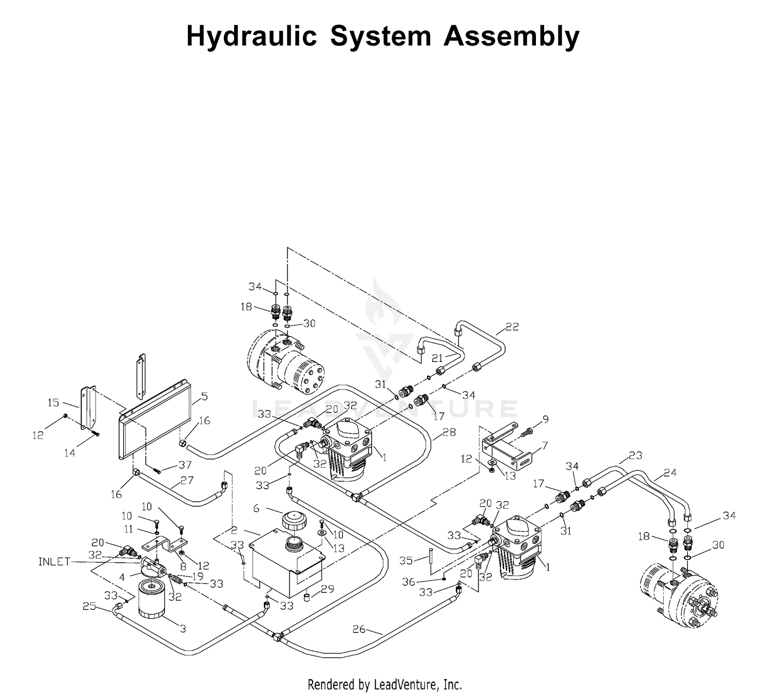 HYDRAULIC PUMP - MOTOR