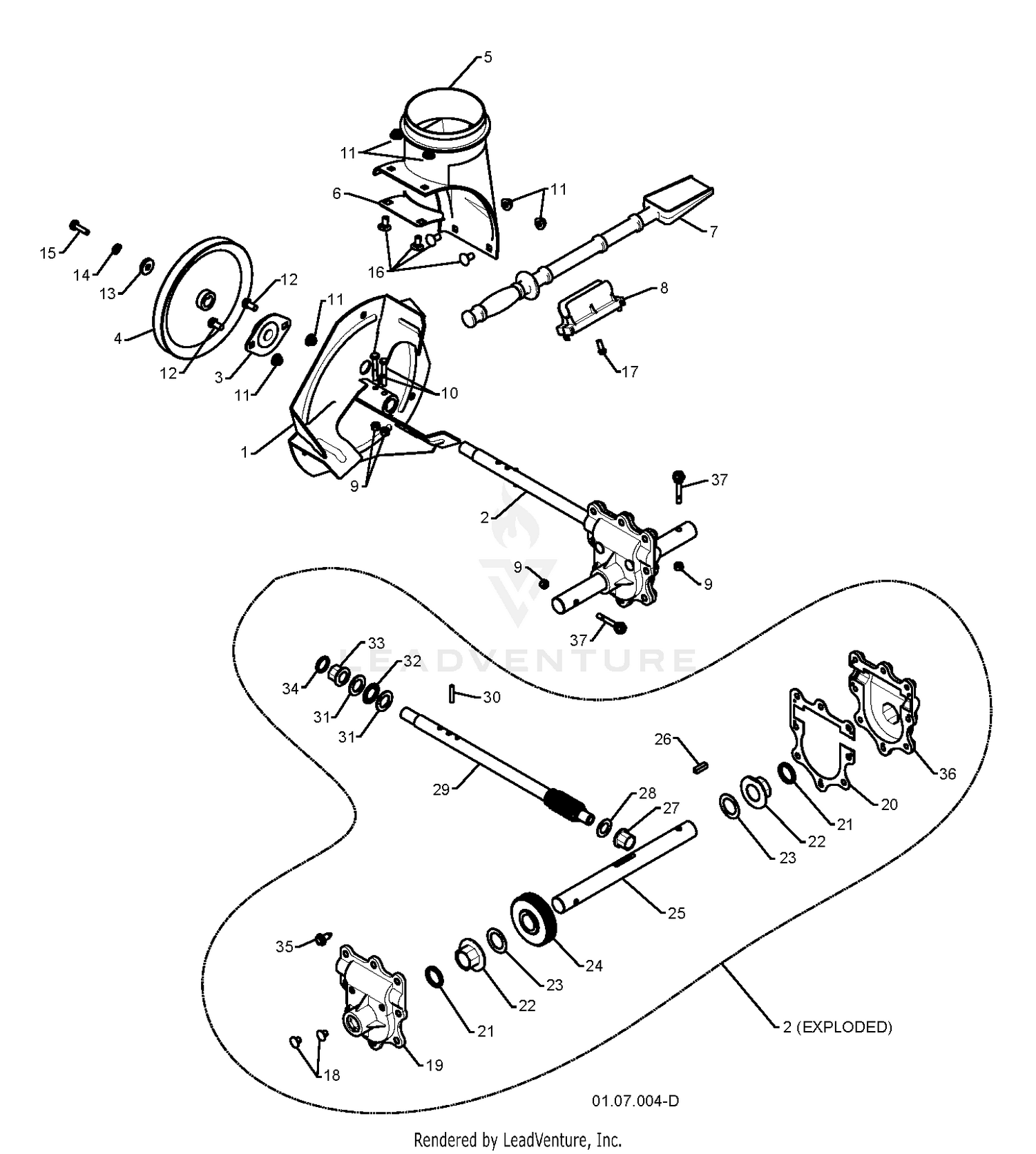 AUGER HOUSING & IMPELLER 4