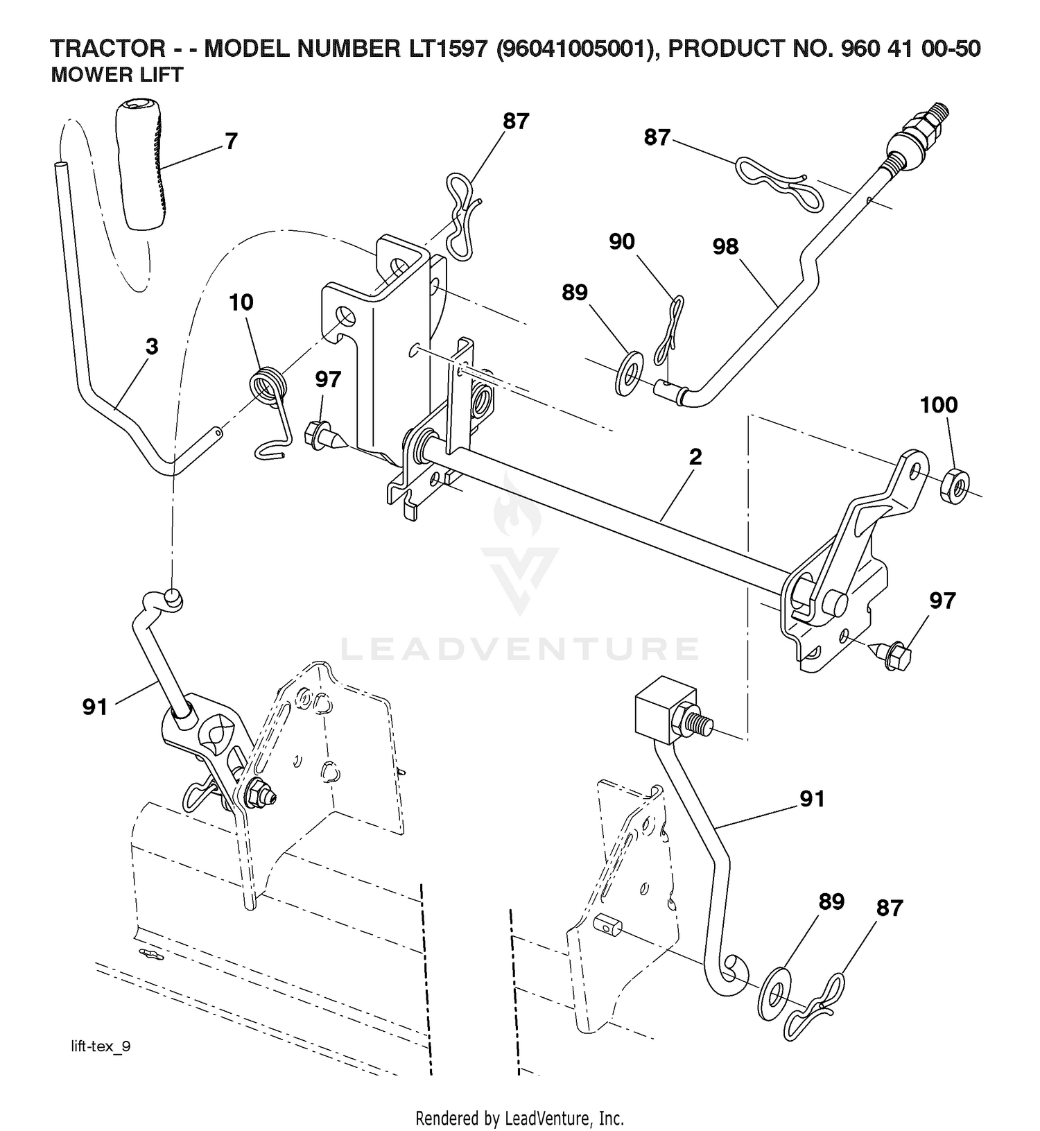 MOWER LIFT / DECK LIFT