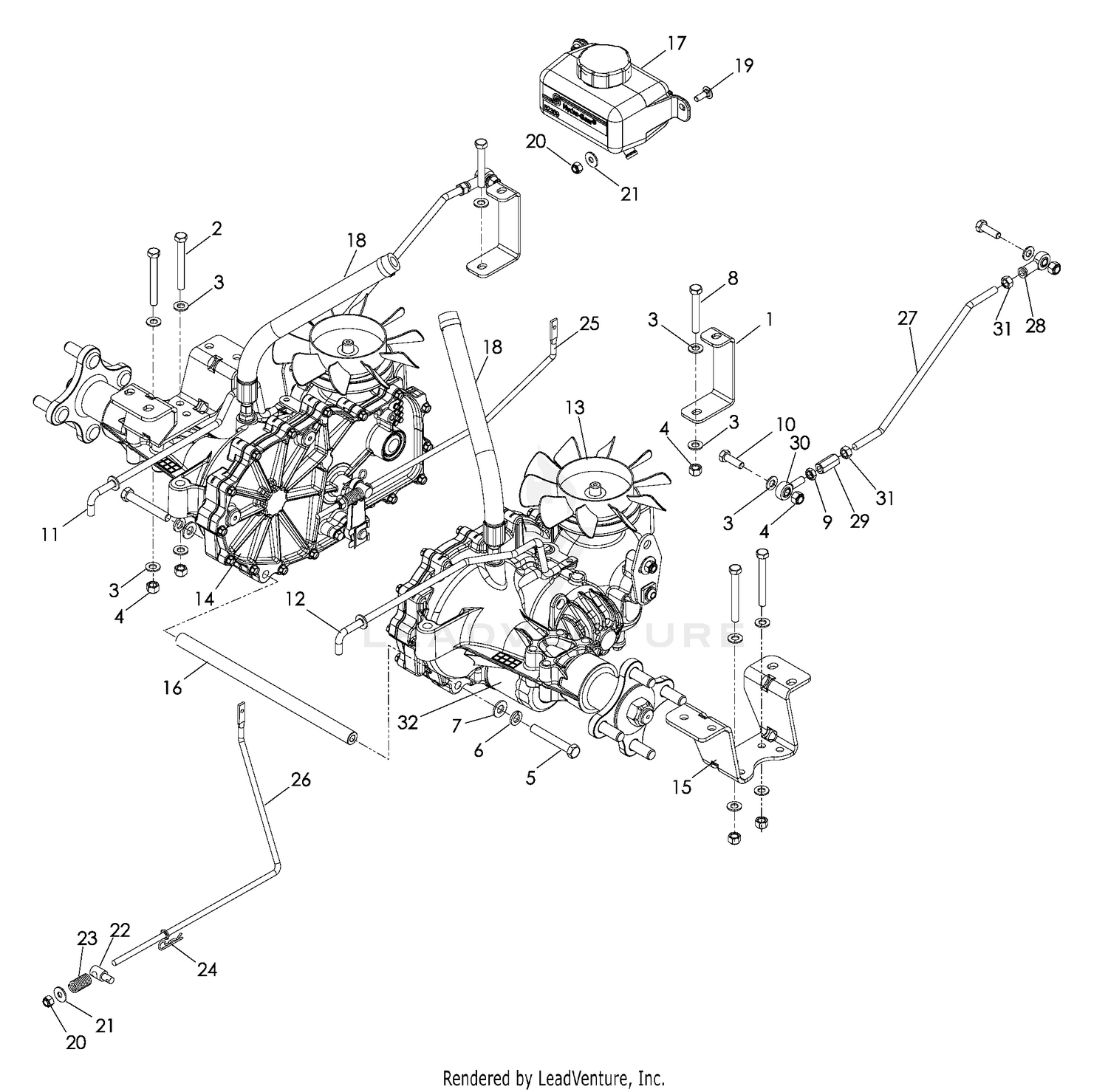 Hydraulic Pump - Motor