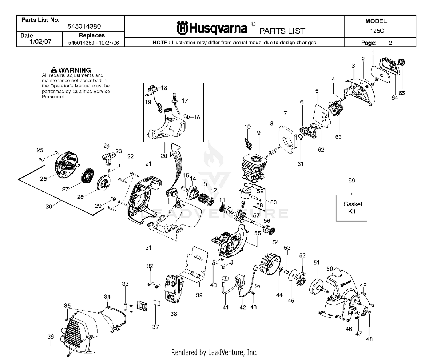 Starter & Engine Assembly