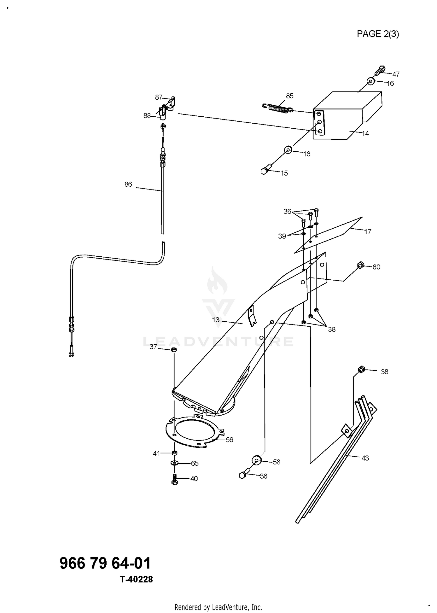 CONTROL PANEL & DISCHARGE CHUTE