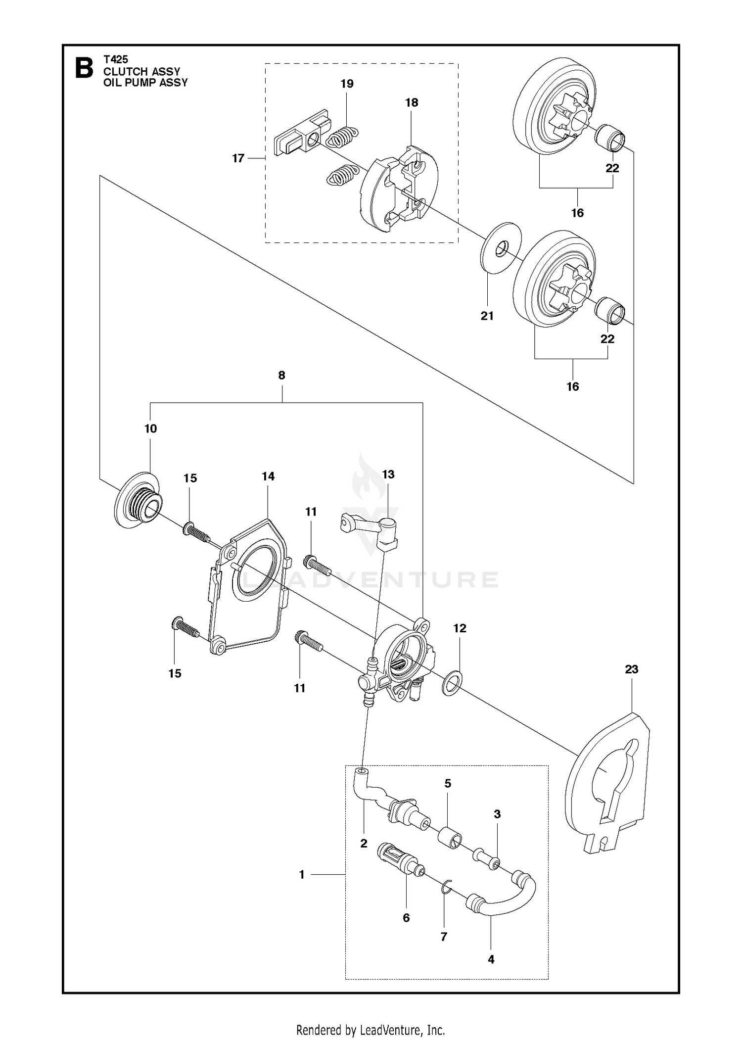 CLUTCH & OIL PUMP