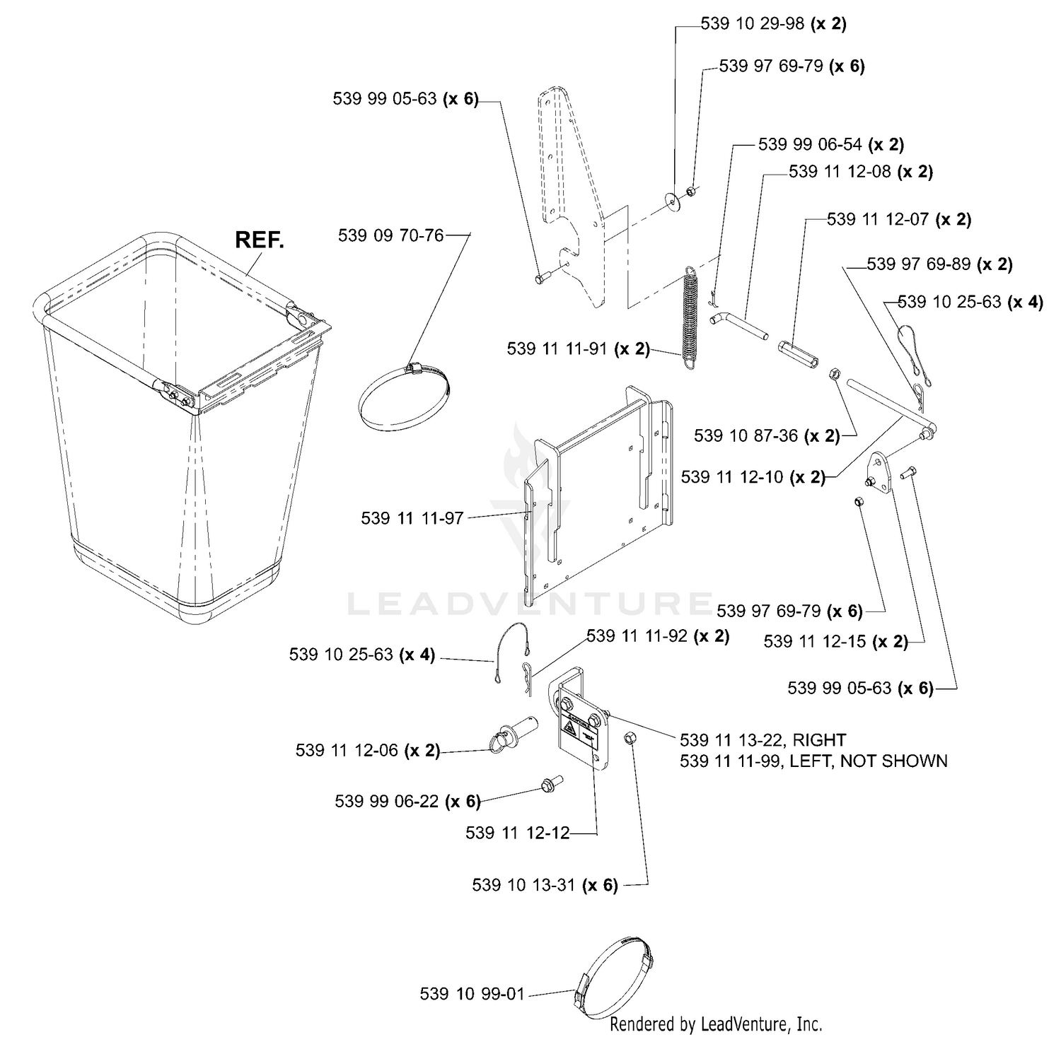 Accessory Collection System Mounting Kit