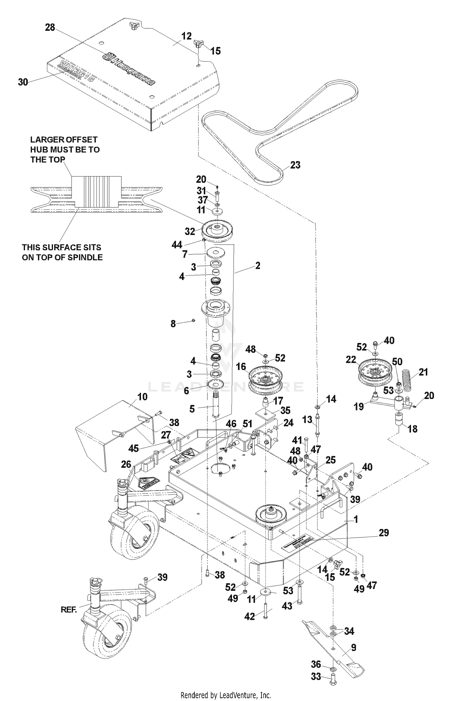 Deck Assembly 36"