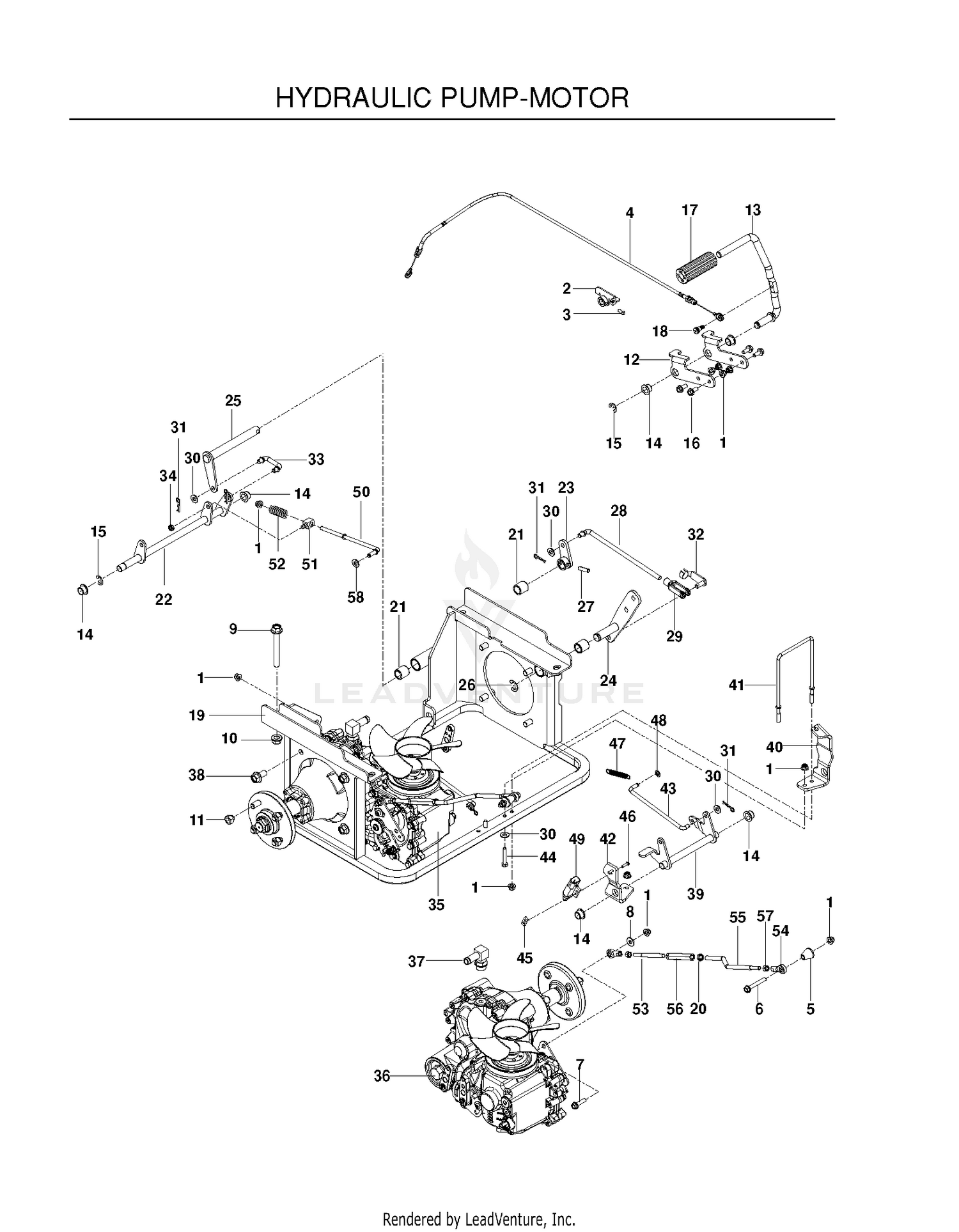 HYDRAULIC PUMP MOTOR